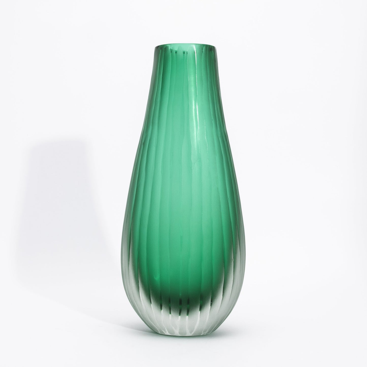 Murano Surpeme Vase in Emerald Green