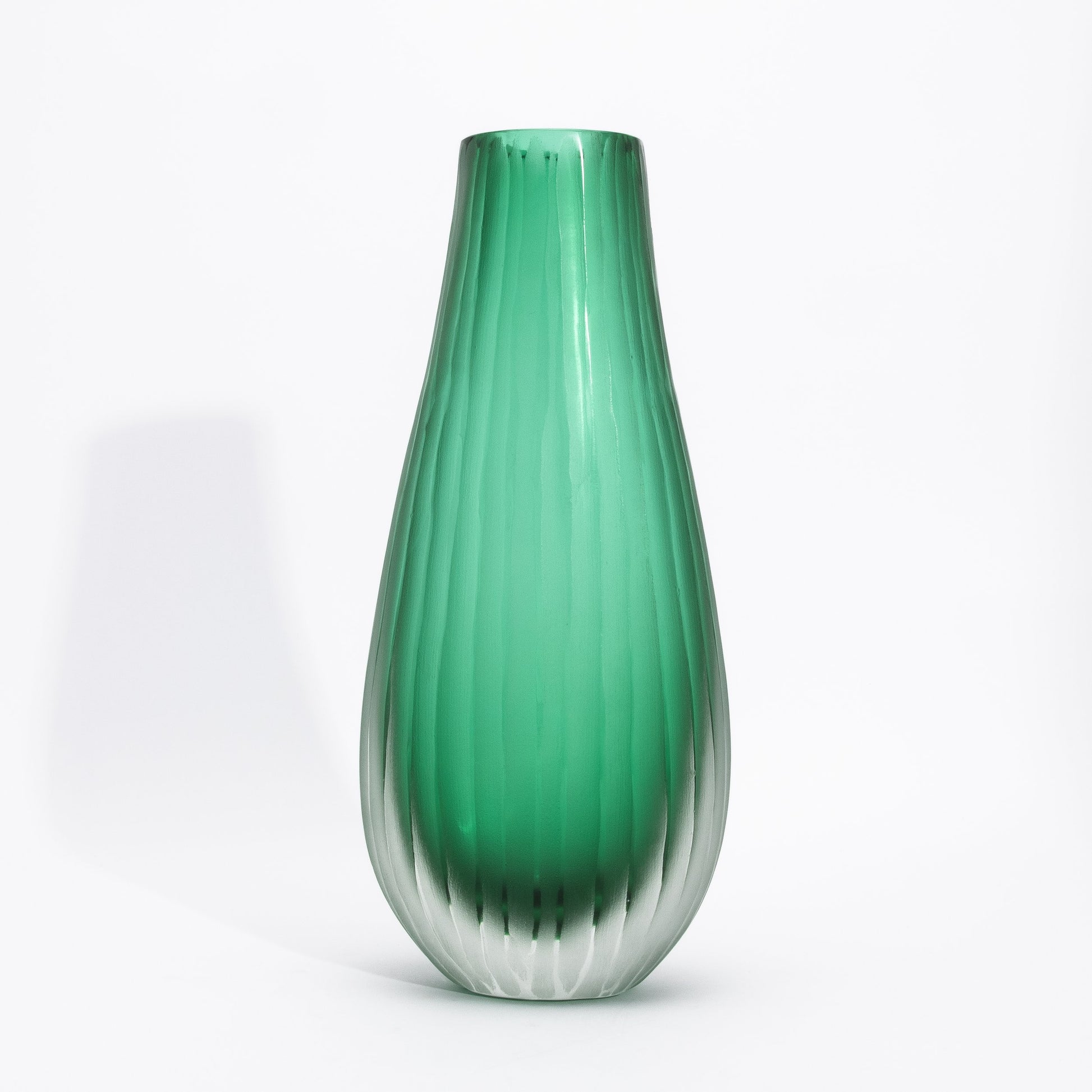 Murano Surpeme Vase in Emerald Green
