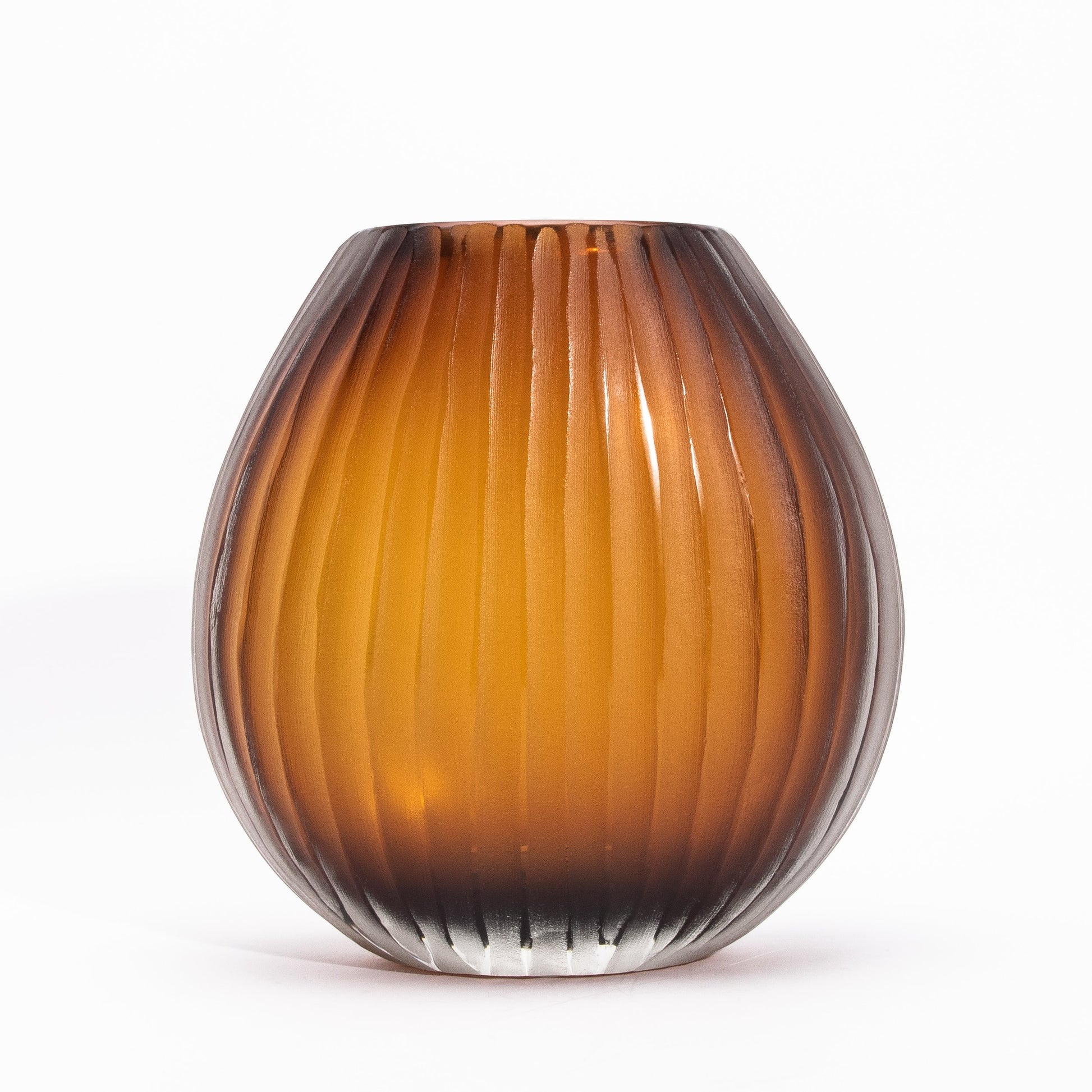 Murano Supreme Vase in Tobacco