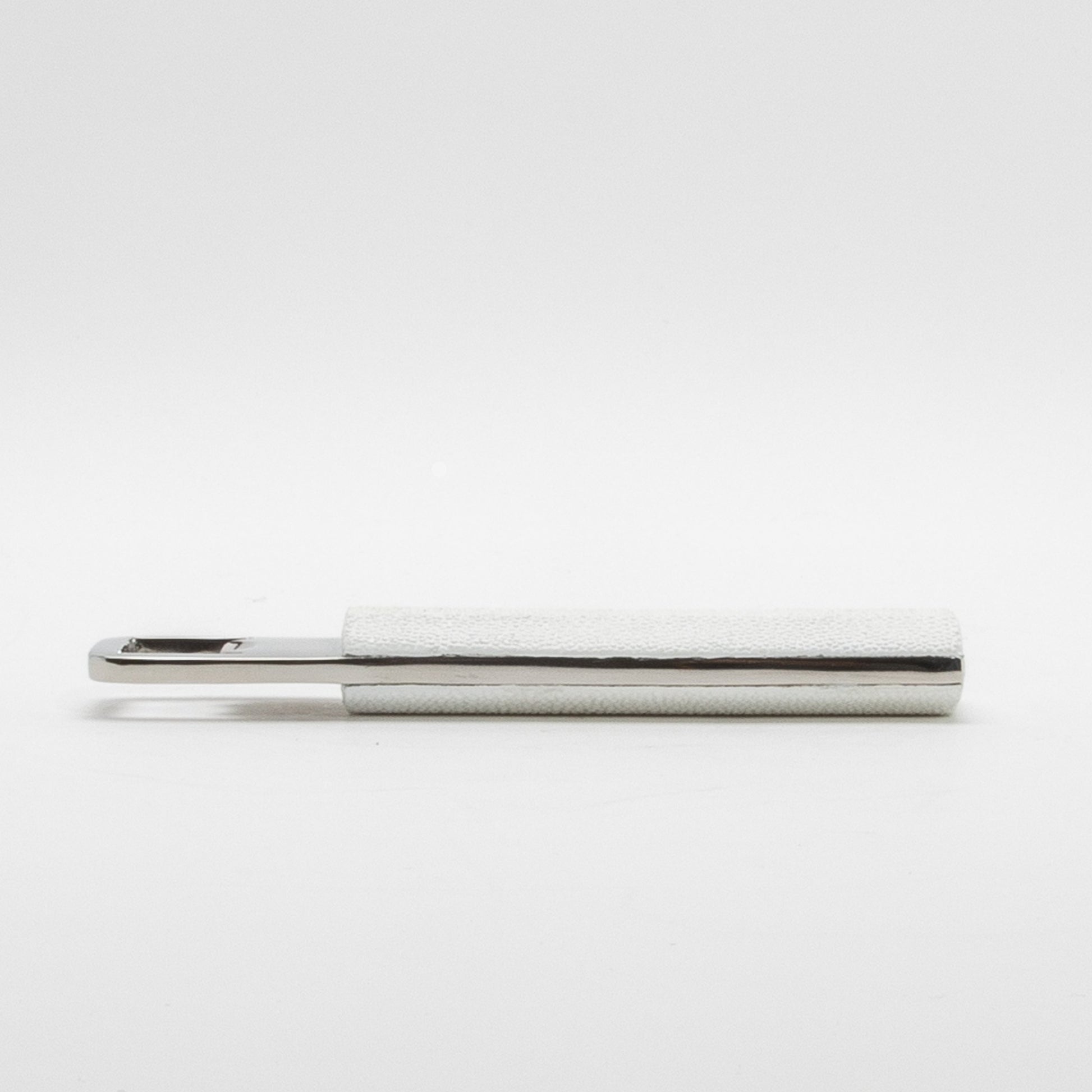Bottle Opener in White Shagreen with Stainless Steel by KIFU Paris