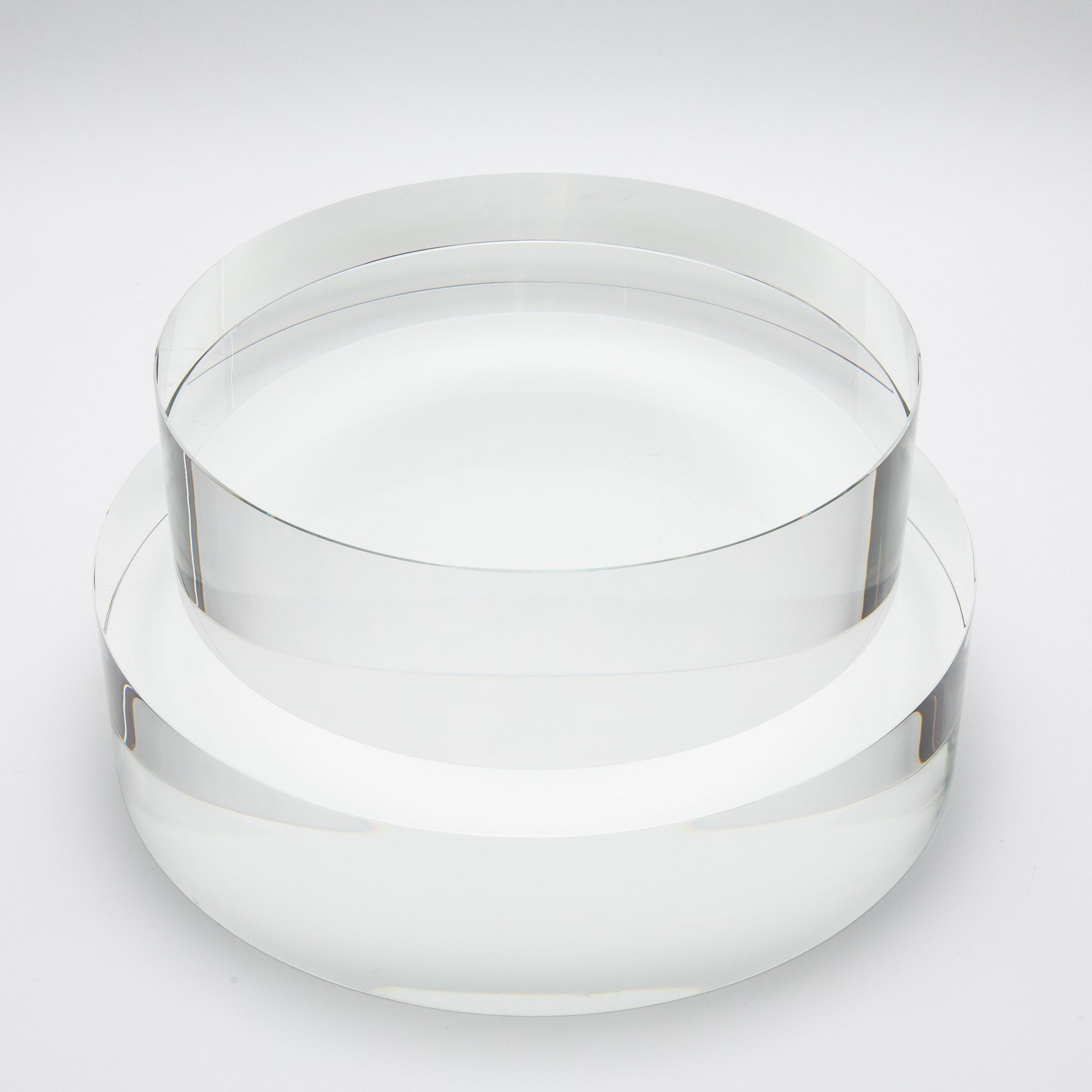 Clear Crystal Base Riser by KA Glass