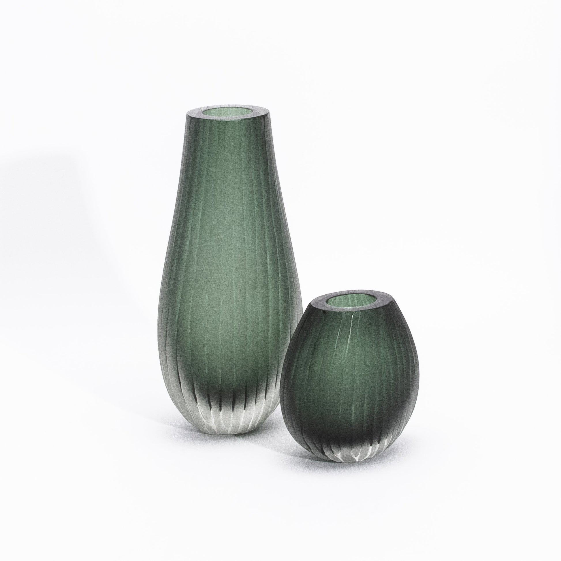 Murano Surpeme Vase in Eucalyptus Green