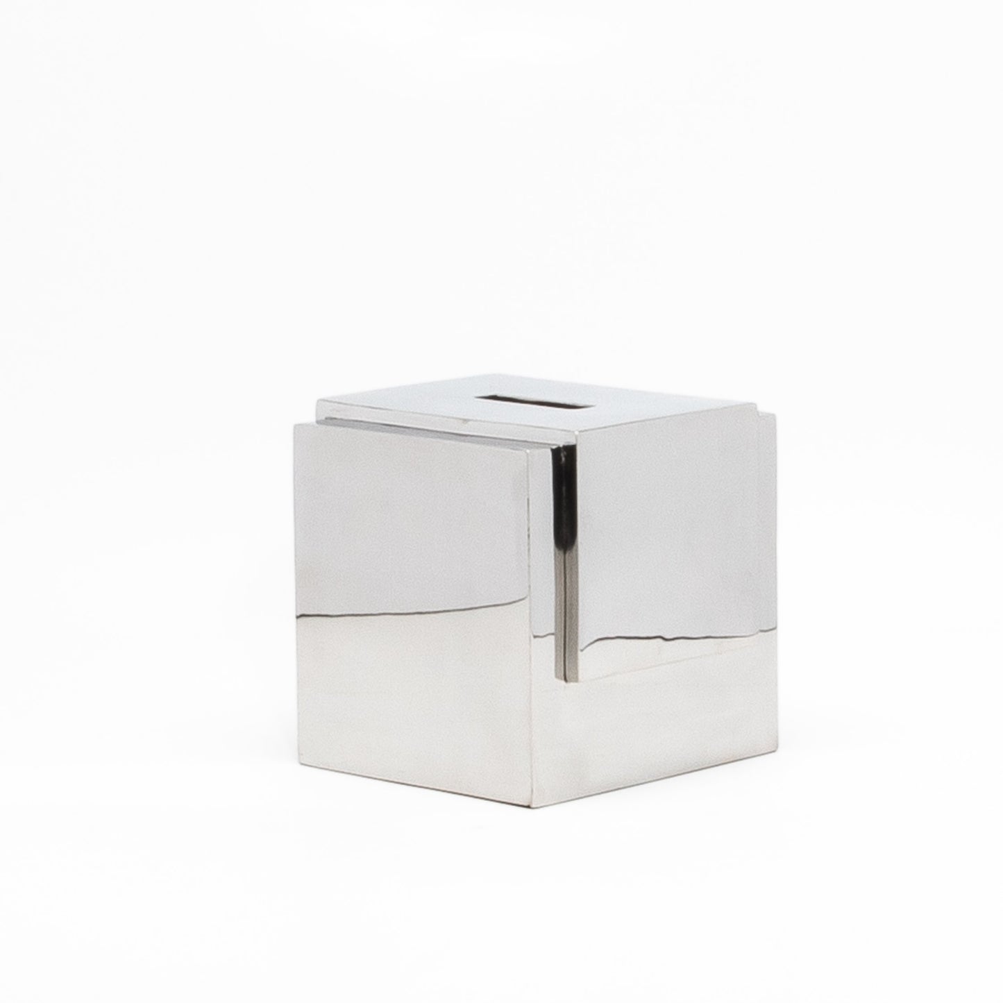 Tissue Box in Polished Stainless Steel by R&Y Augousti