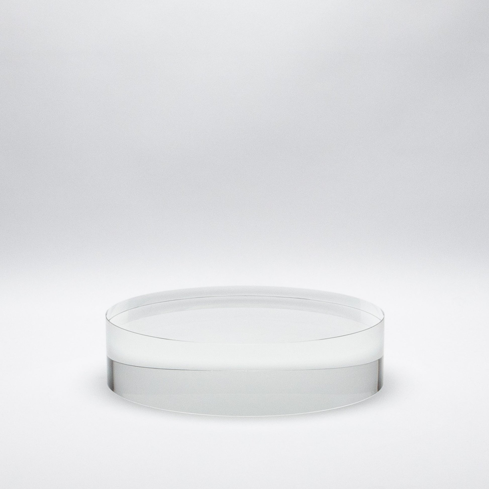 Clear Crystal Base Riser by KA Glass
