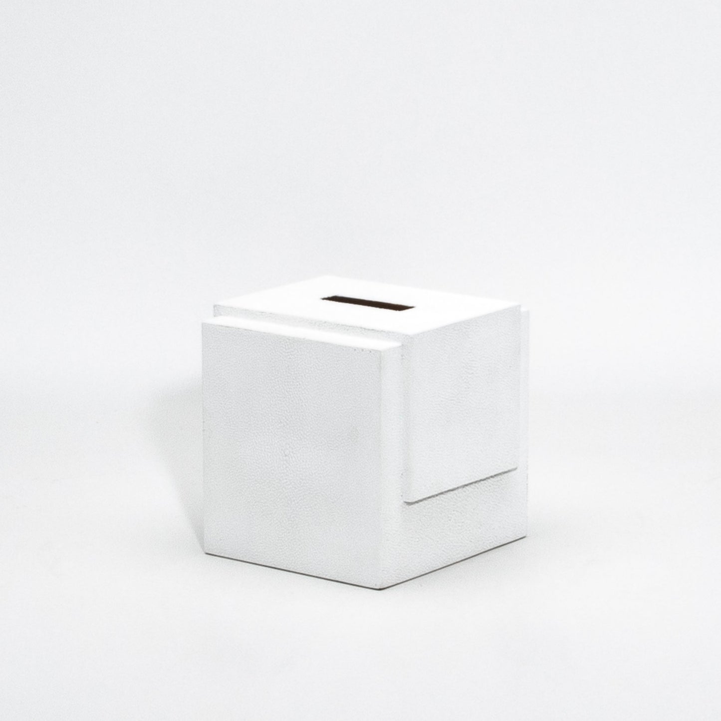 Tissue Box in White Shagreen by R&Y Augousti