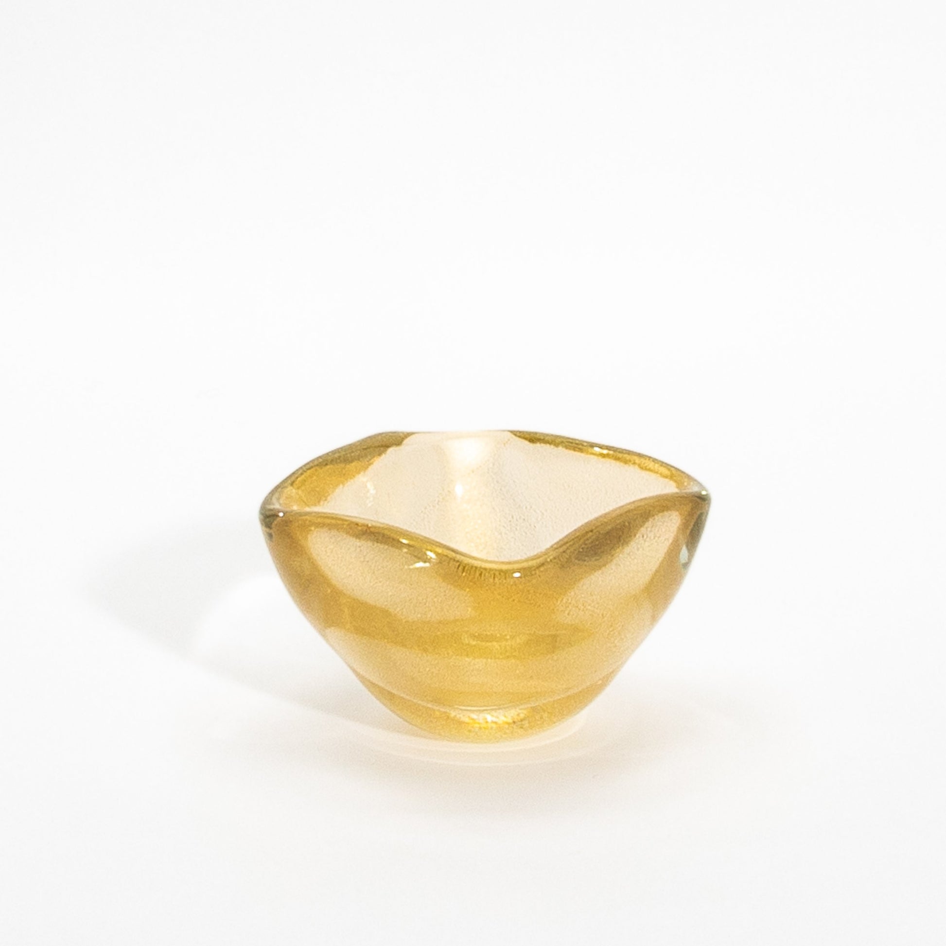 Murano Bowl with 24-Karat Gold Flecks