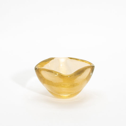Murano Bowl with 24-Karat Gold Flecks
