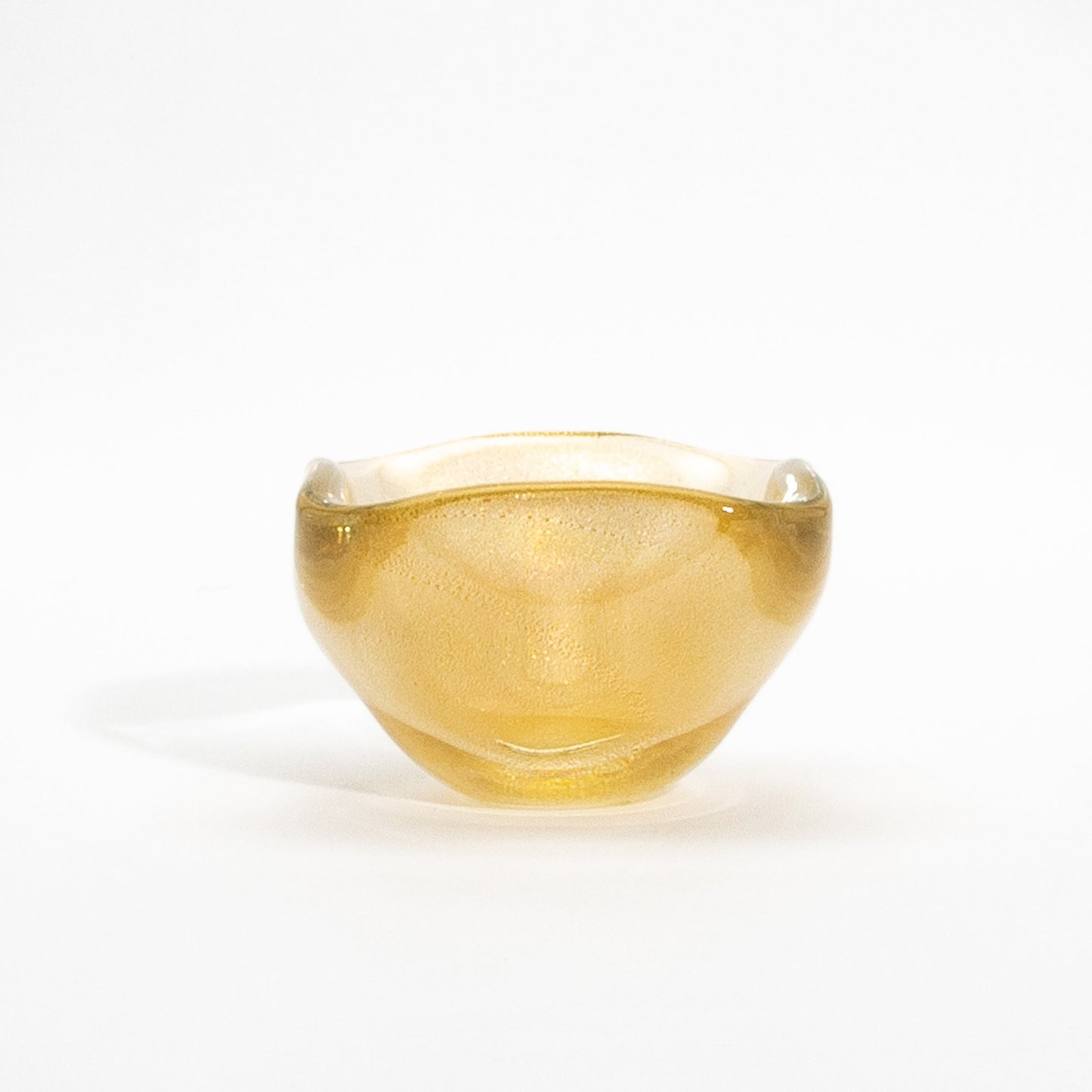 Murano Bowl with 24-Karat Gold Flecks