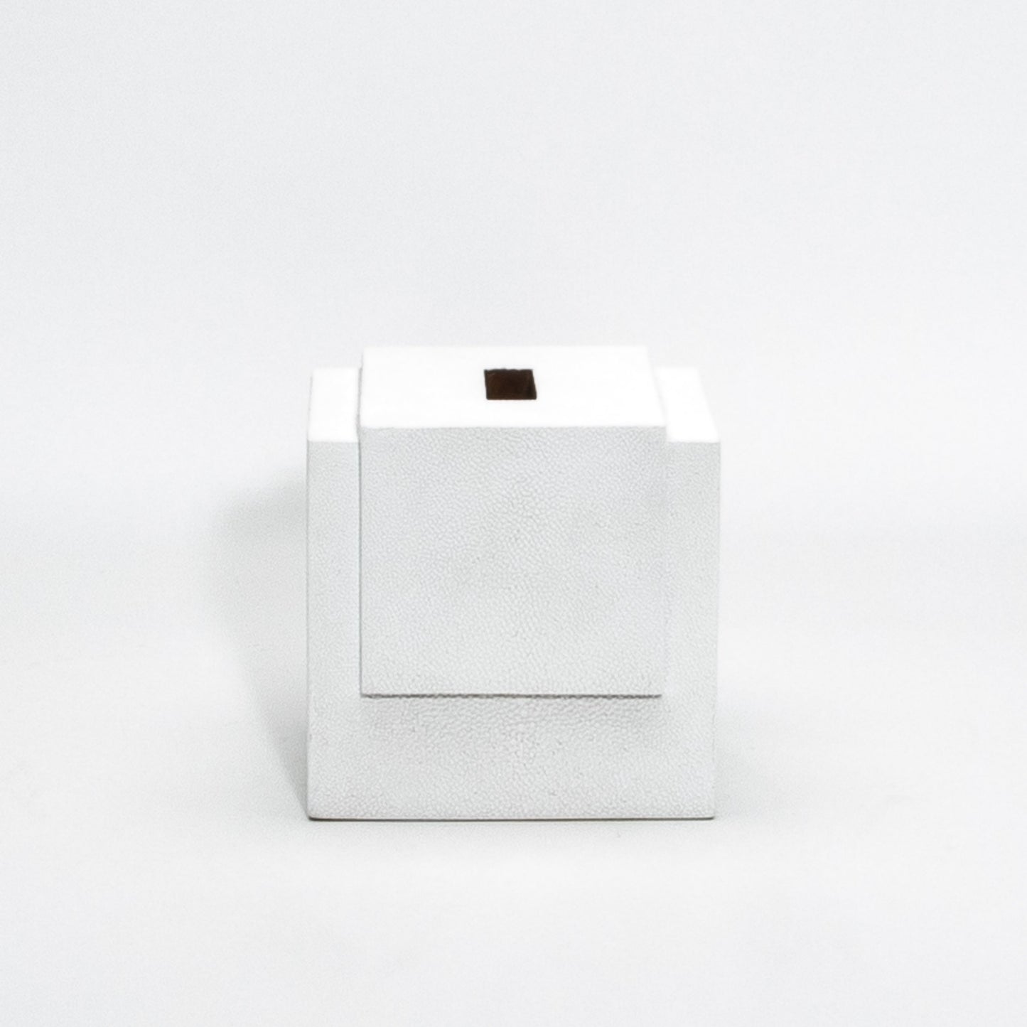 Tissue Box in White Shagreen by R&Y Augousti