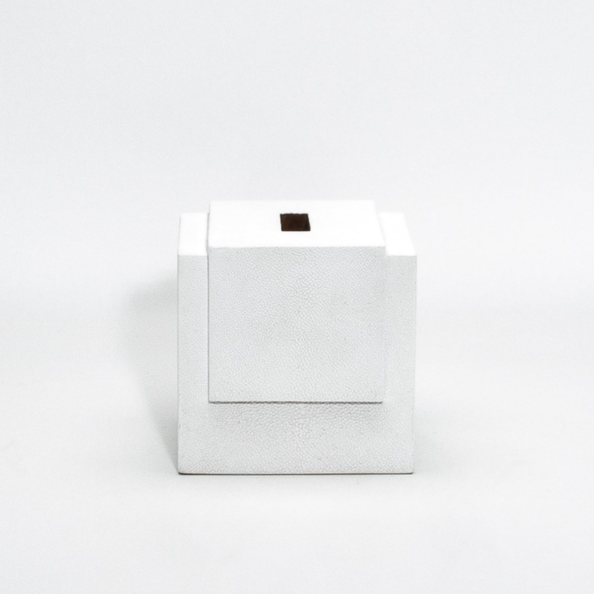 Tissue Box in White Shagreen by R&Y Augousti