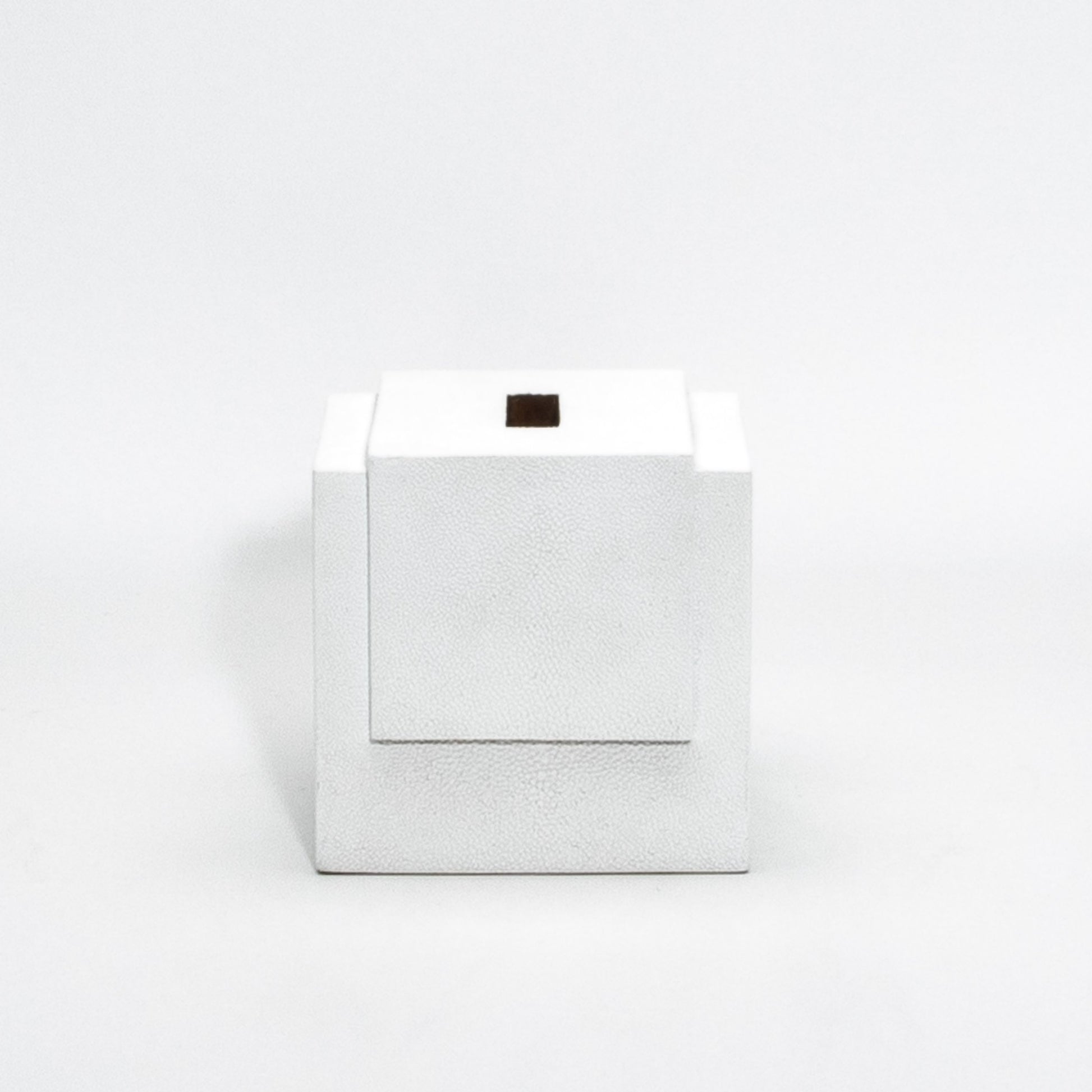 Tissue Box in White Shagreen by R&Y Augousti