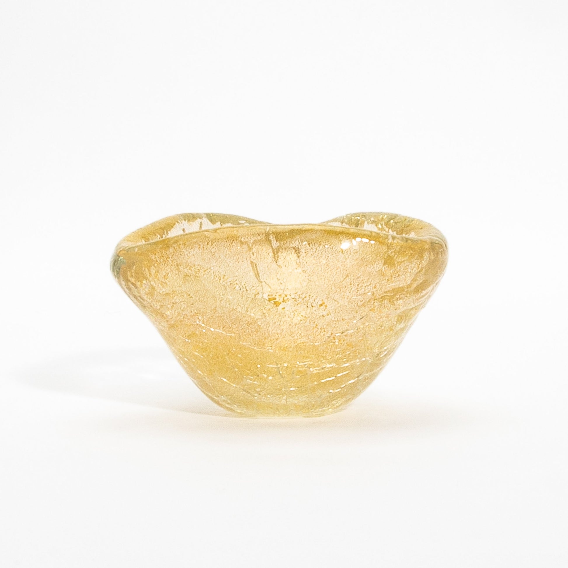 Murano Bowl with 24-Karat Gold Flecks