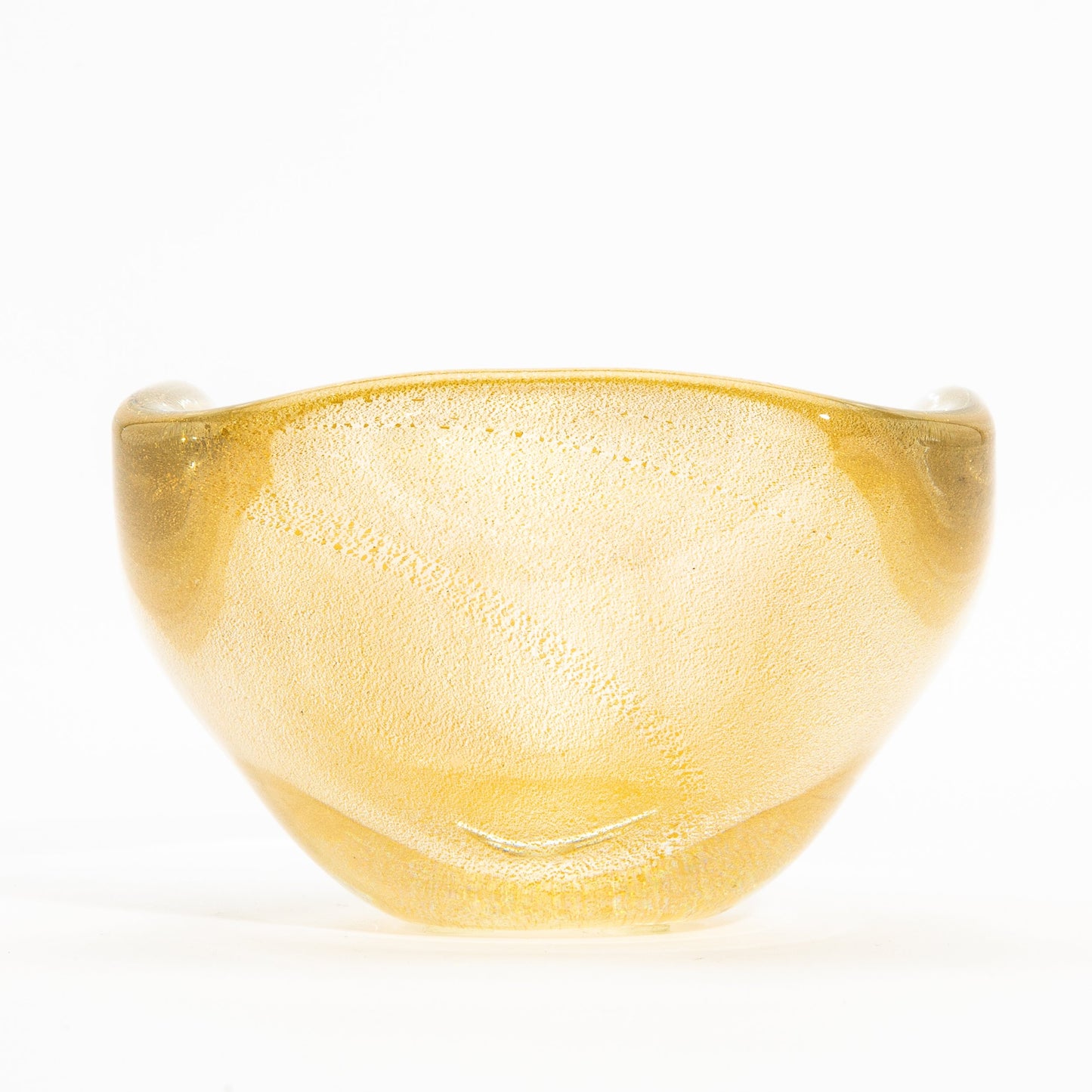 Murano Bowl with 24-Karat Gold Flecks