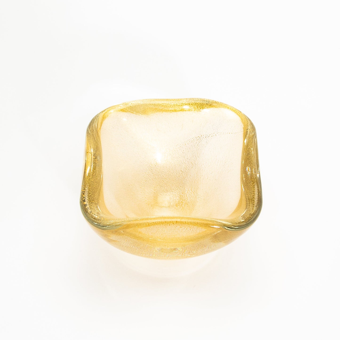 Murano Bowl with 24-Karat Gold Flecks