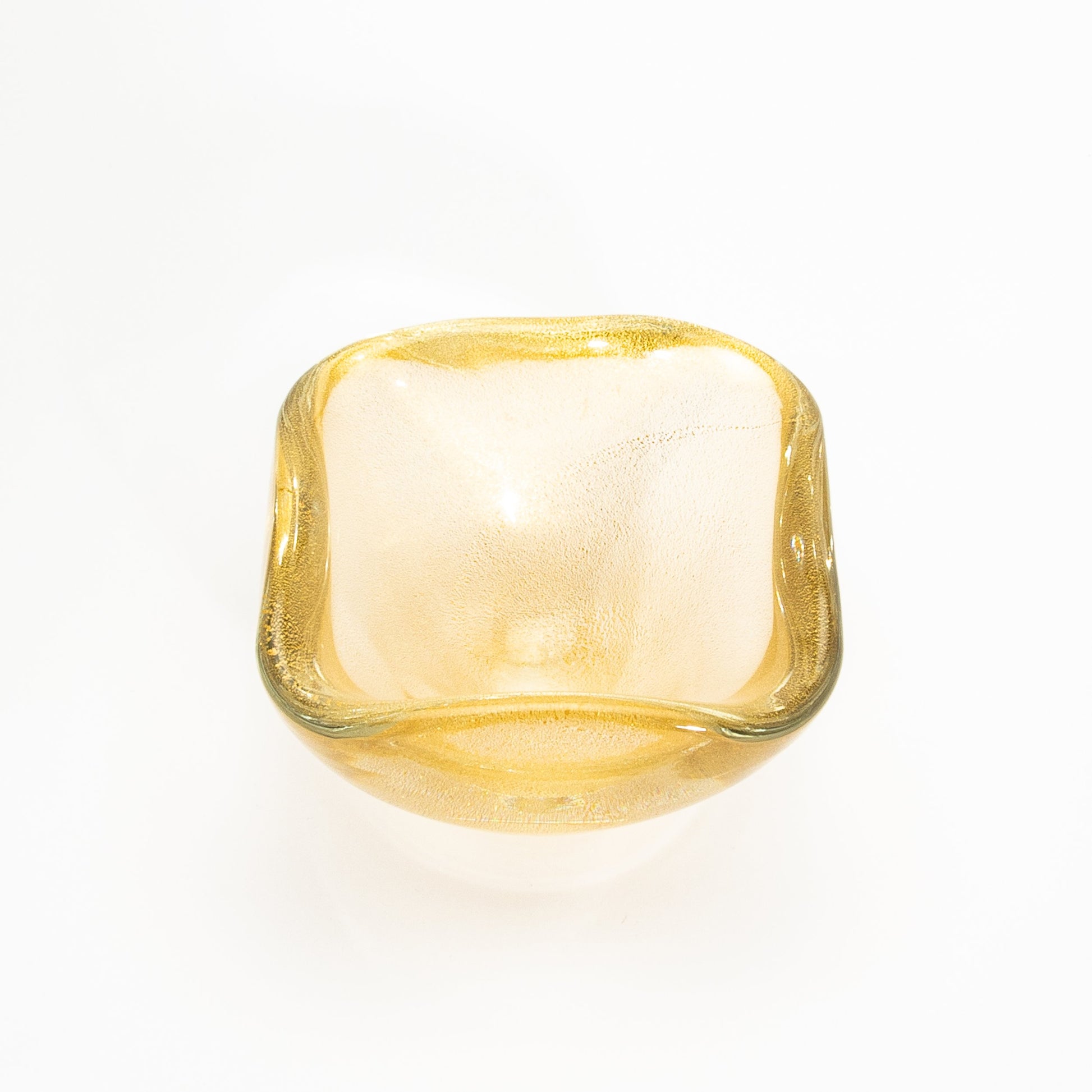 Murano Bowl with 24-Karat Gold Flecks