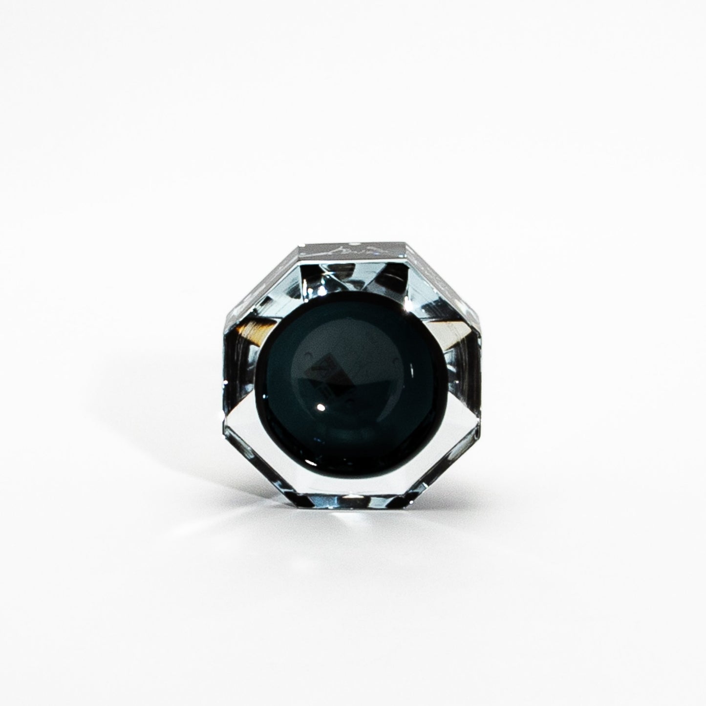 Hand-Blown Murano Ashtray in Grey