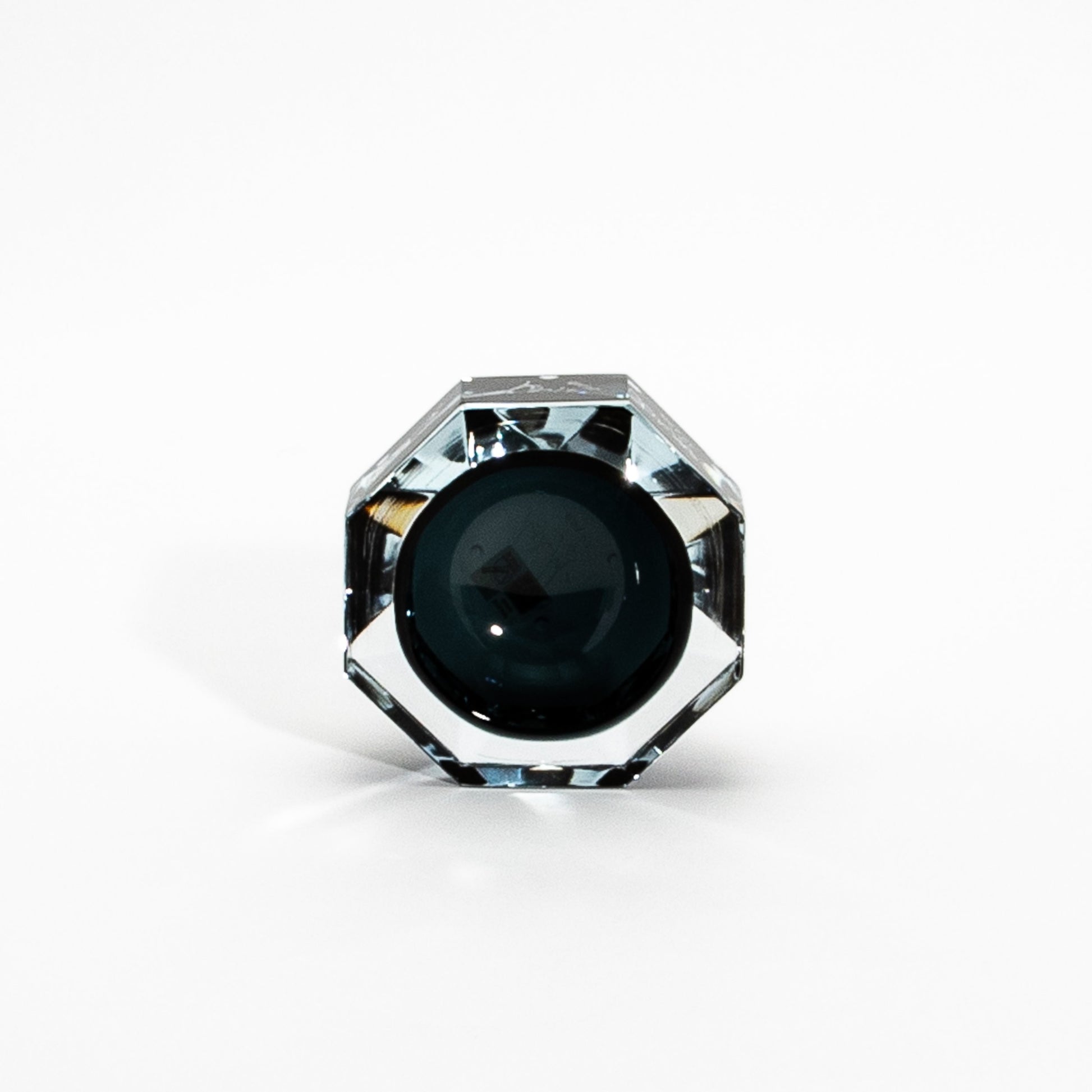 Hand-Blown Murano Ashtray in Grey