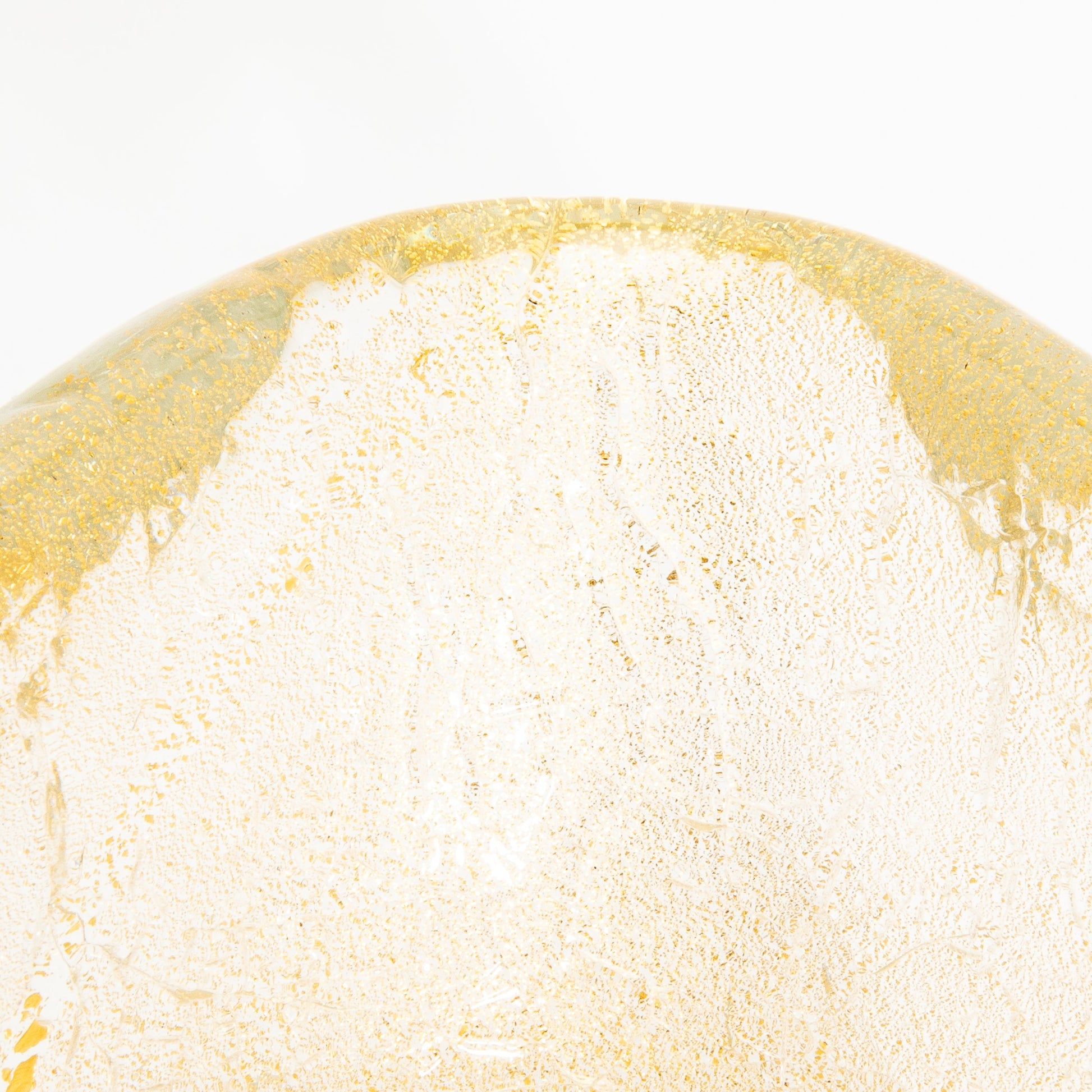Murano Bowl with 24-Karat Gold Flecks