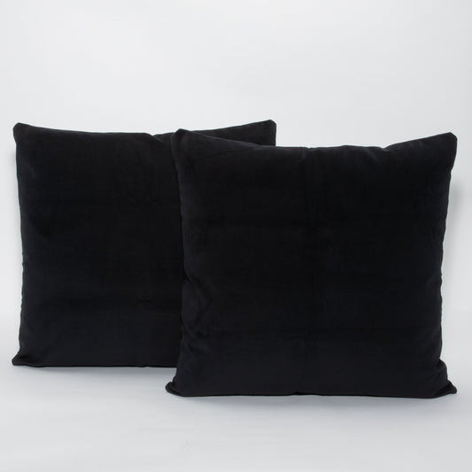 Black Velvet Pillow by MOGUL