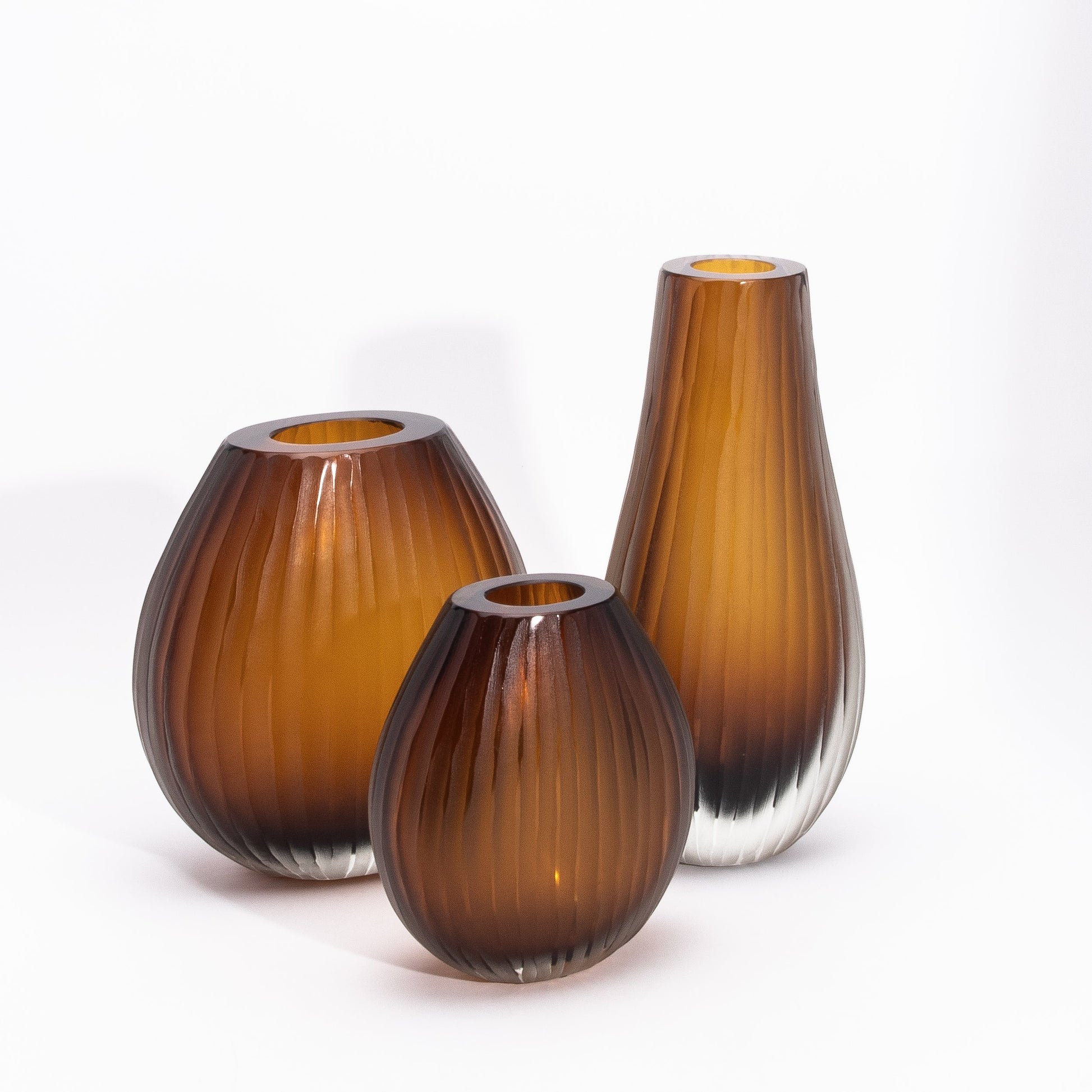 Murano Supreme Vase in Tobacco