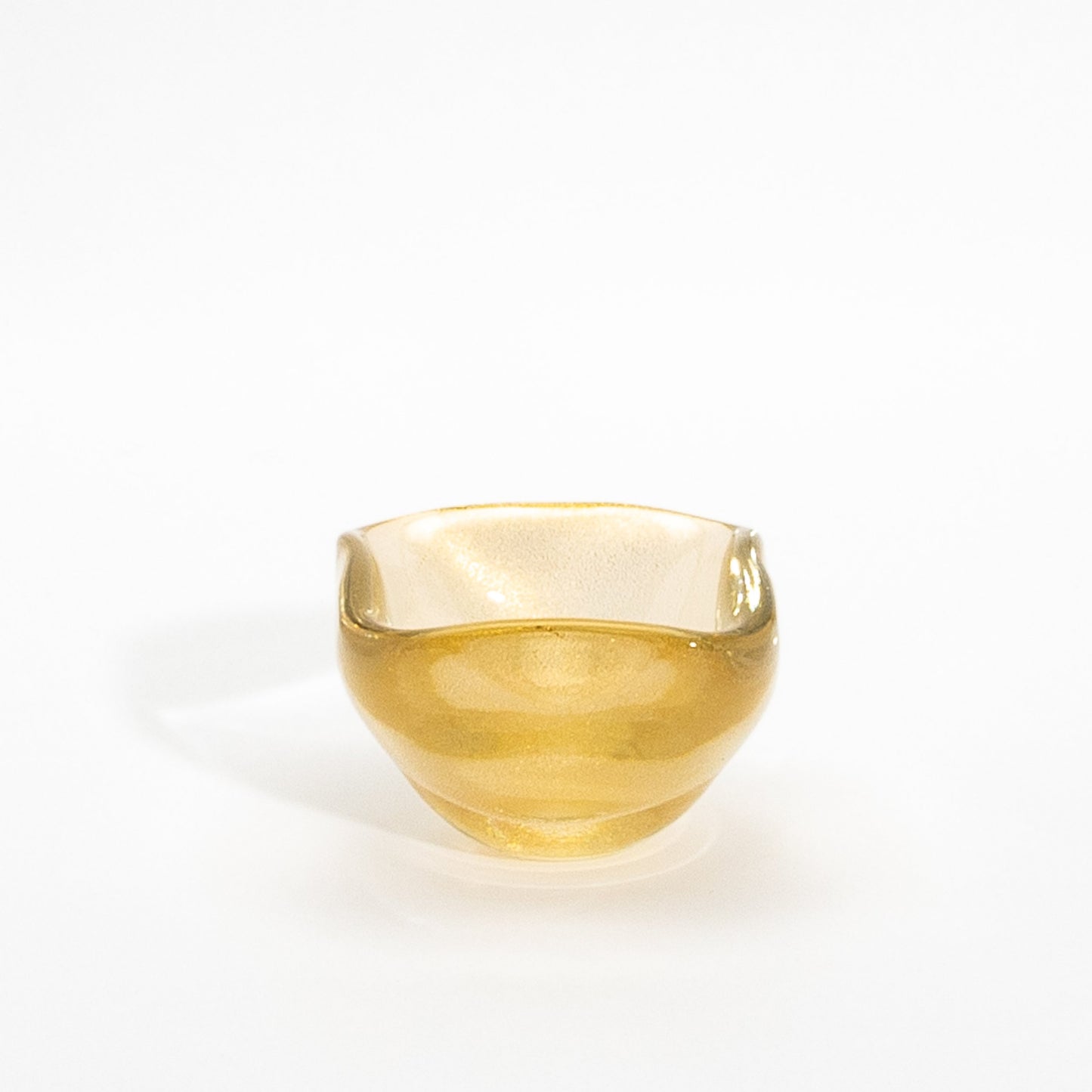 Murano Bowl with 24-Karat Gold Flecks