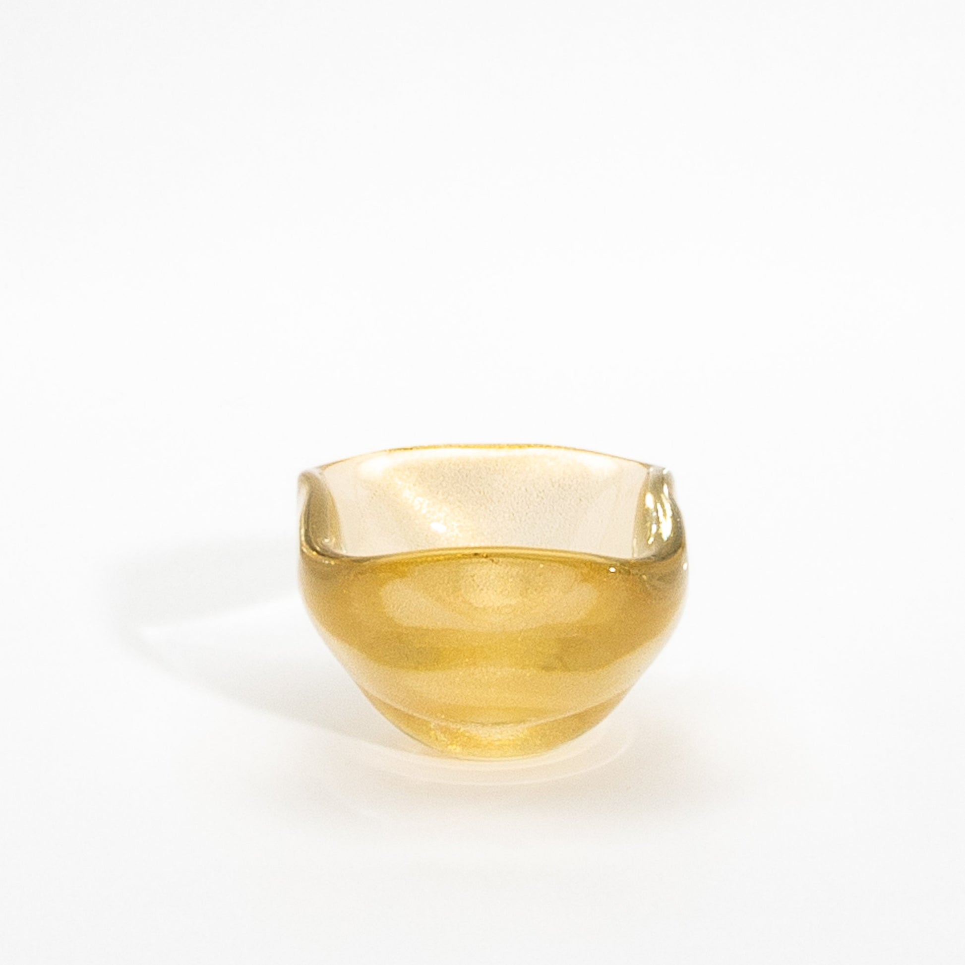 Murano Bowl with 24-Karat Gold Flecks