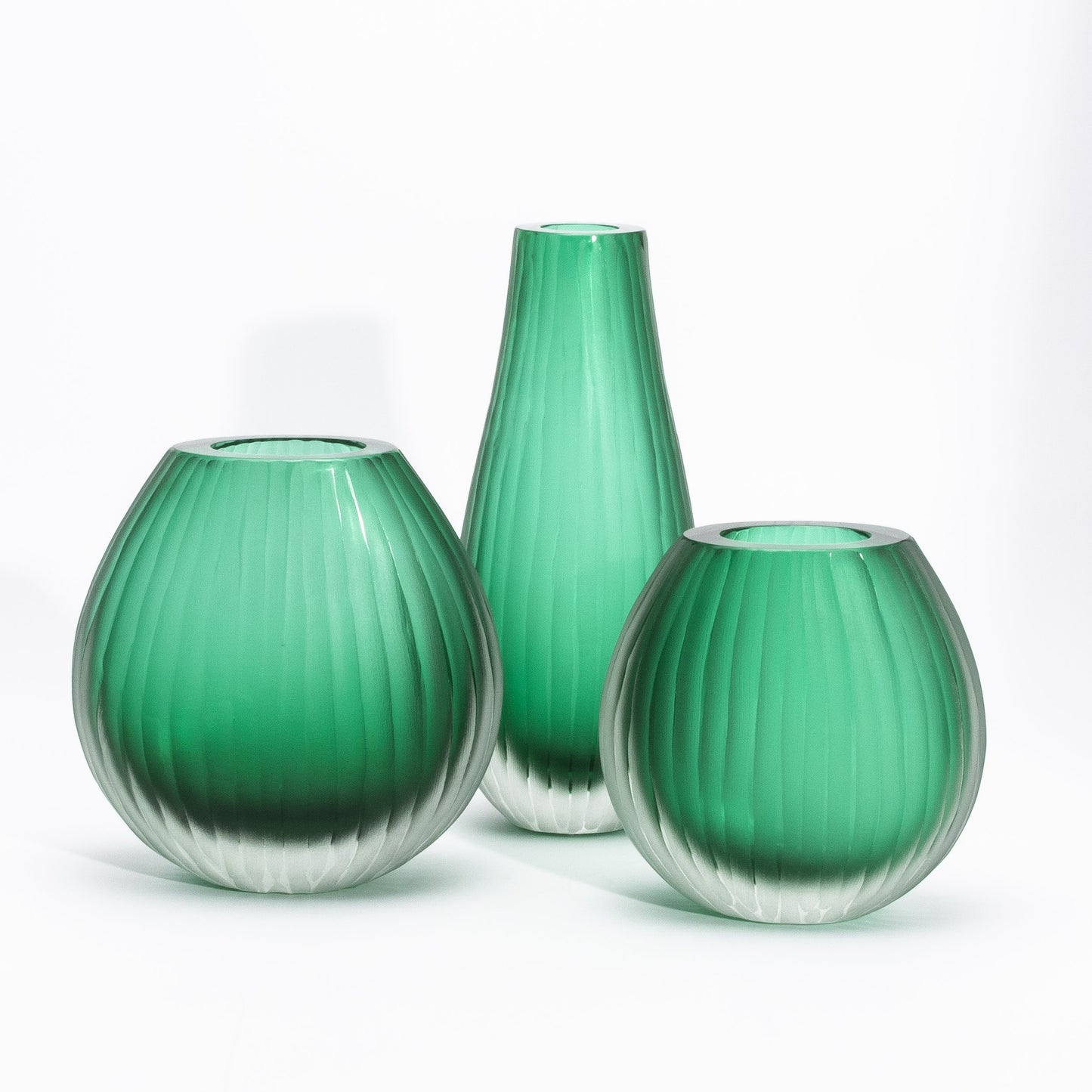 Murano Surpeme Vase in Emerald Green