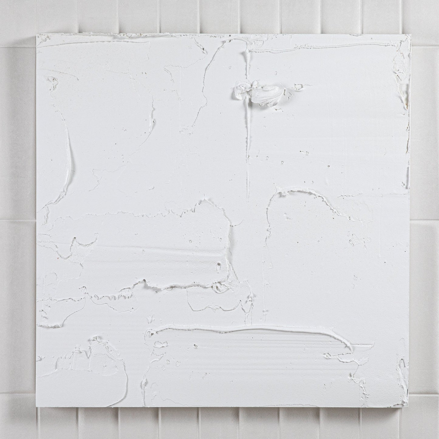 Modern Textural Monochromatic Painting by Michael Allen
