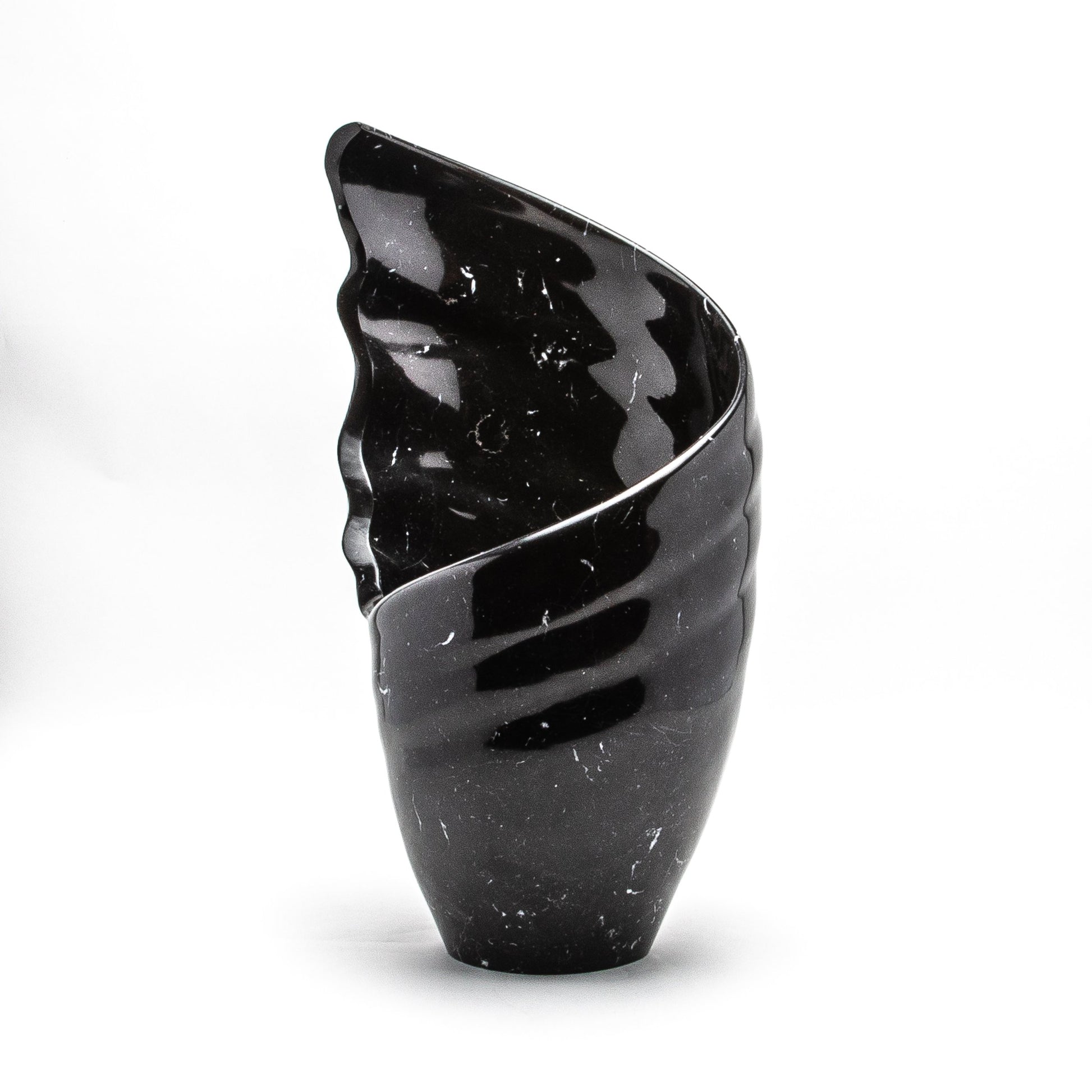 Vase Le Grand Noir Marquina Marble by Barberini and Gunnell