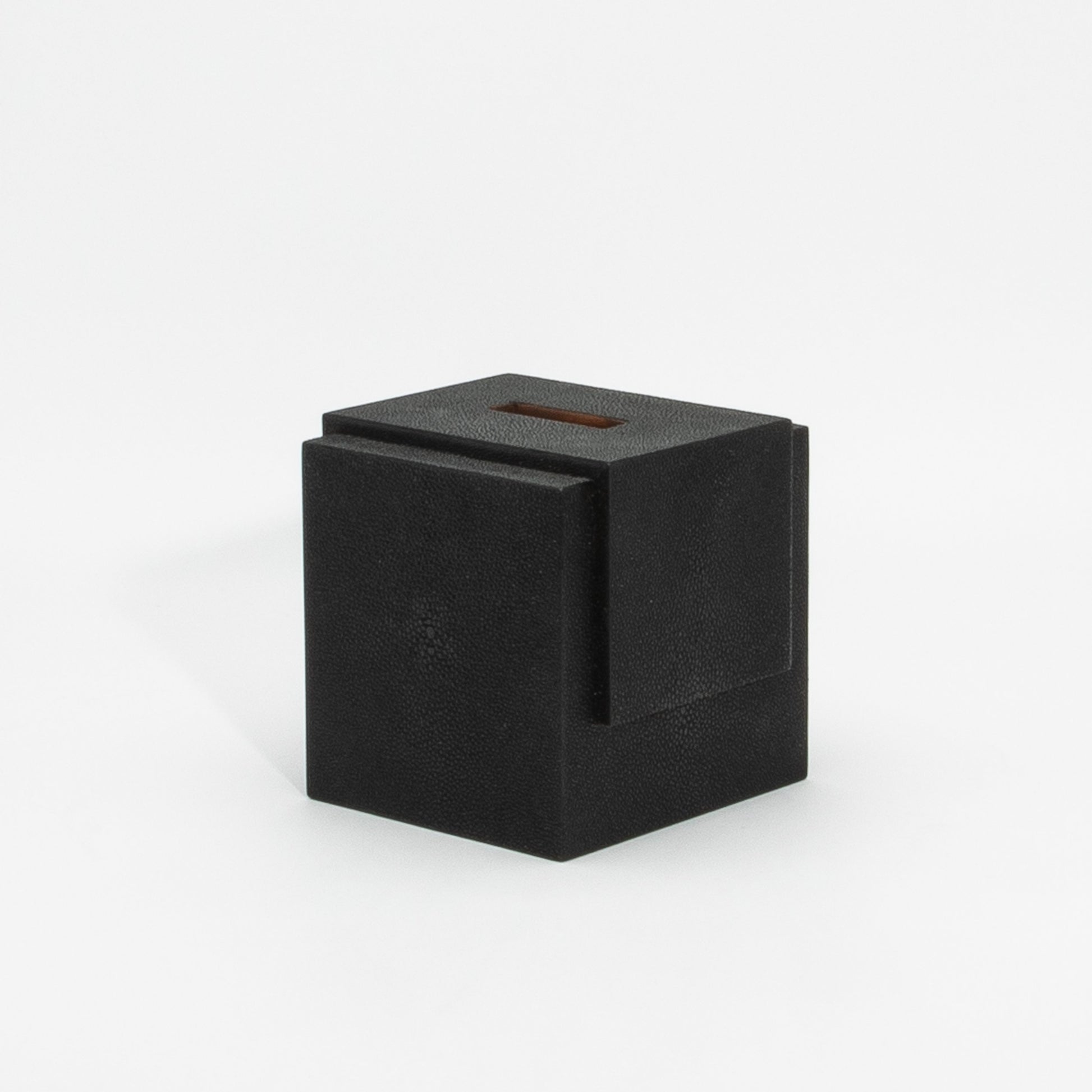 Tissue Box in Black Shagreen by R&Y Augousti