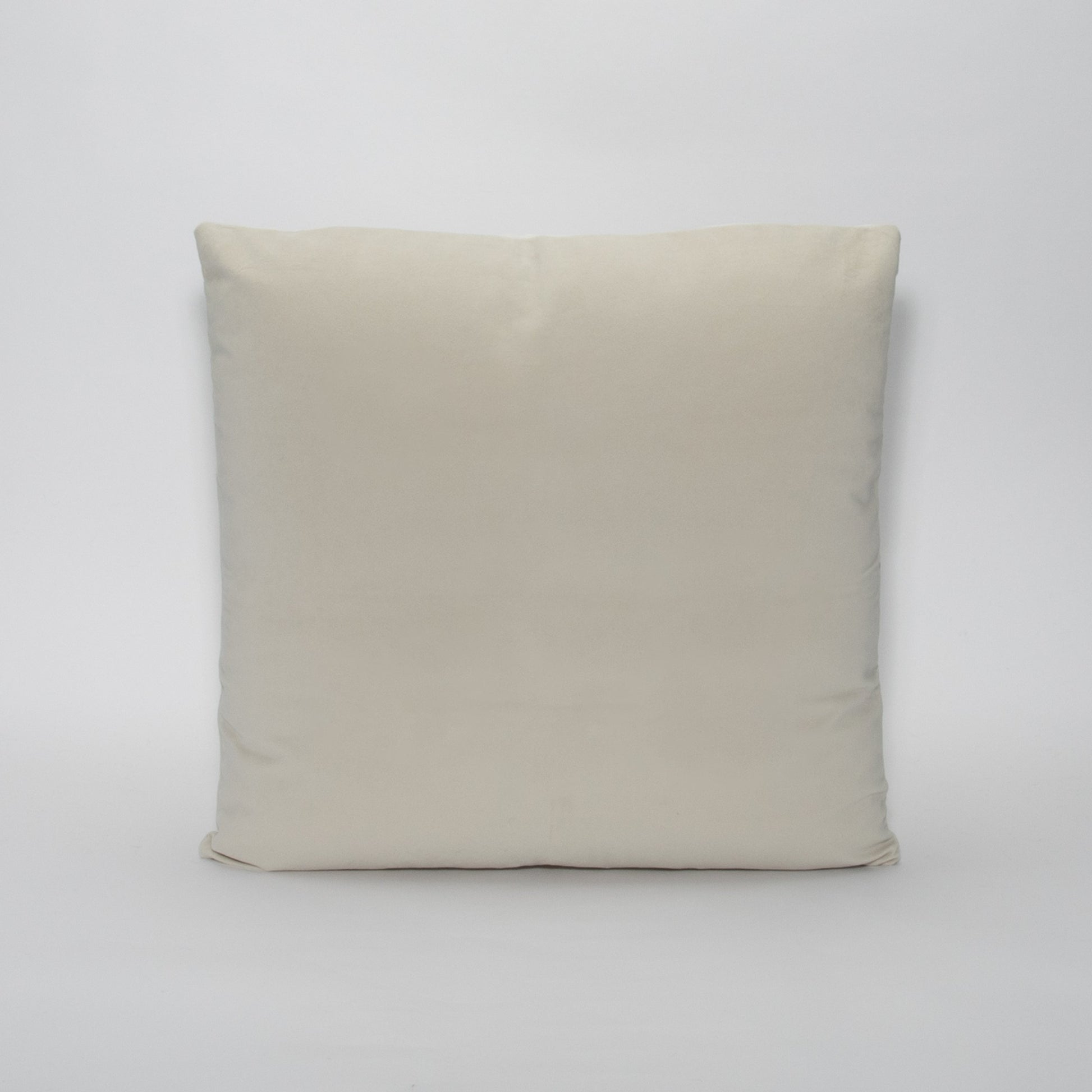 Cream Velvet Pillow by MOGUL