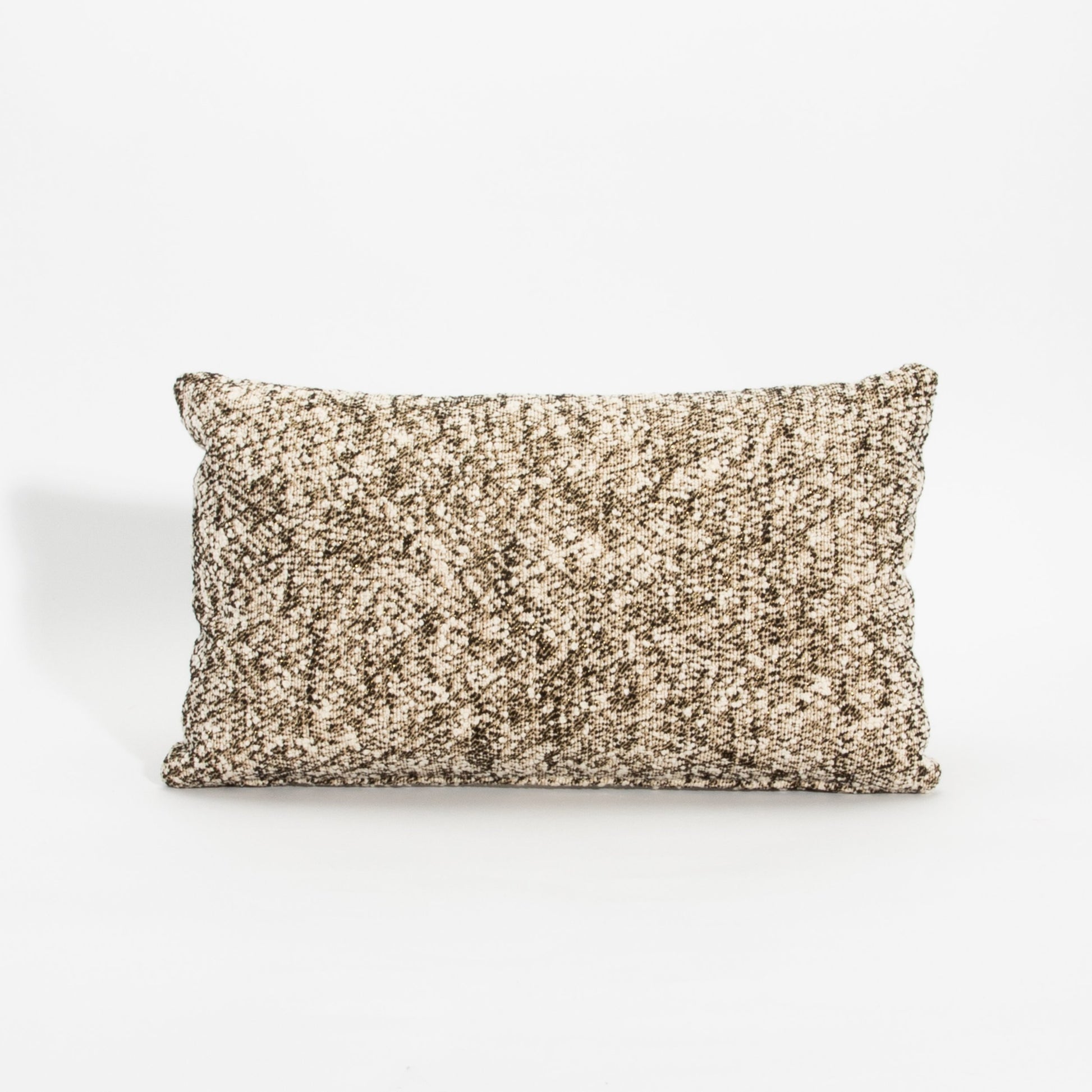 Light Woven Kidney Pillow with Elitis Fabric
