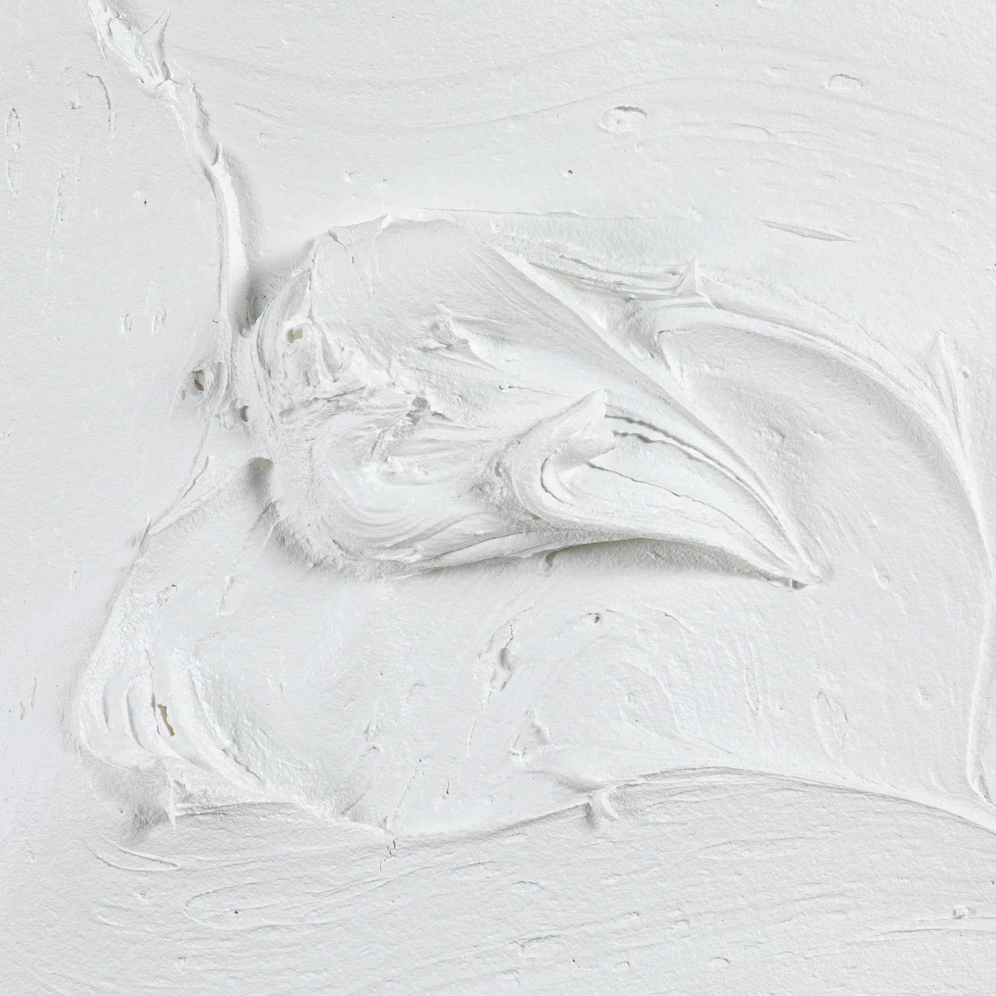 Modern Textural Monochromatic Painting by Michael Allen