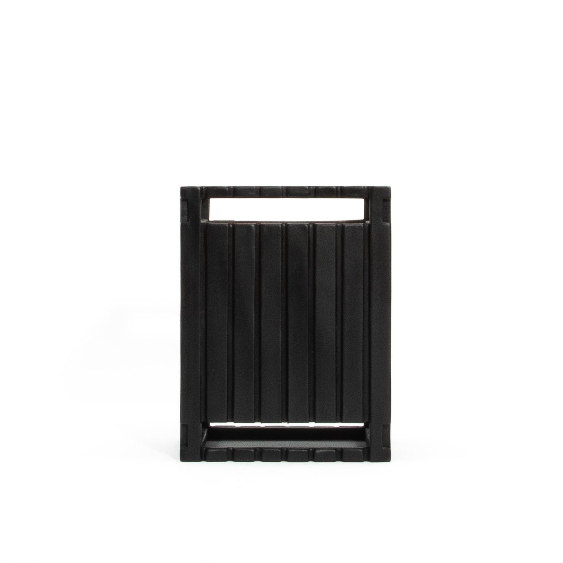 Waste Bin in Black Oak Detail by R&Y Augousti