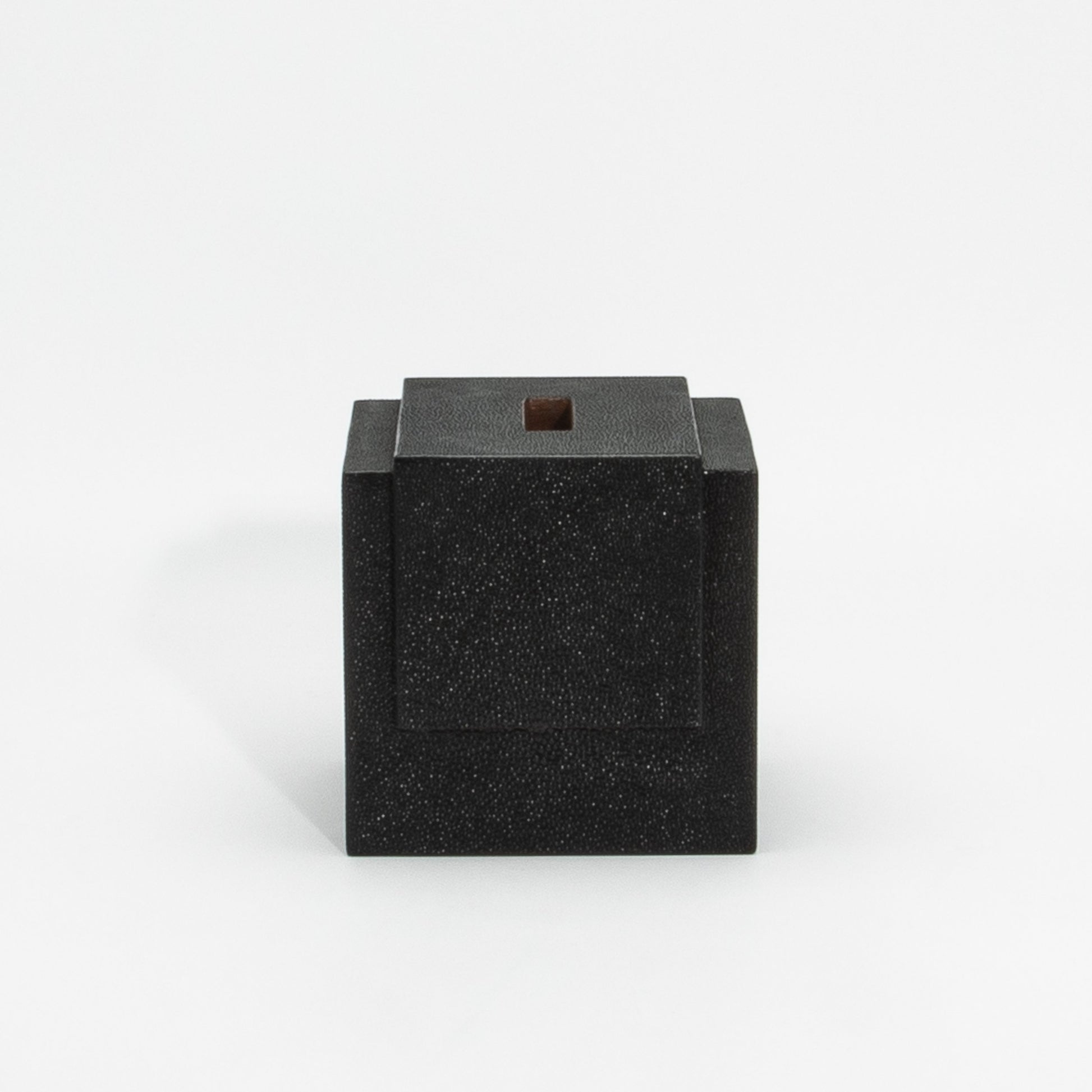 Tissue Box in Black Shagreen by R&Y Augousti