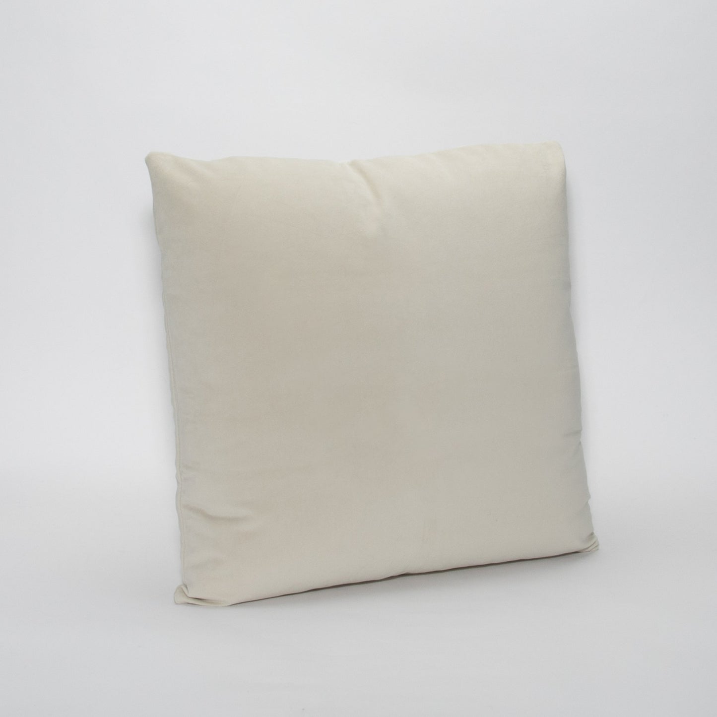 Cream Velvet Pillow by MOGUL