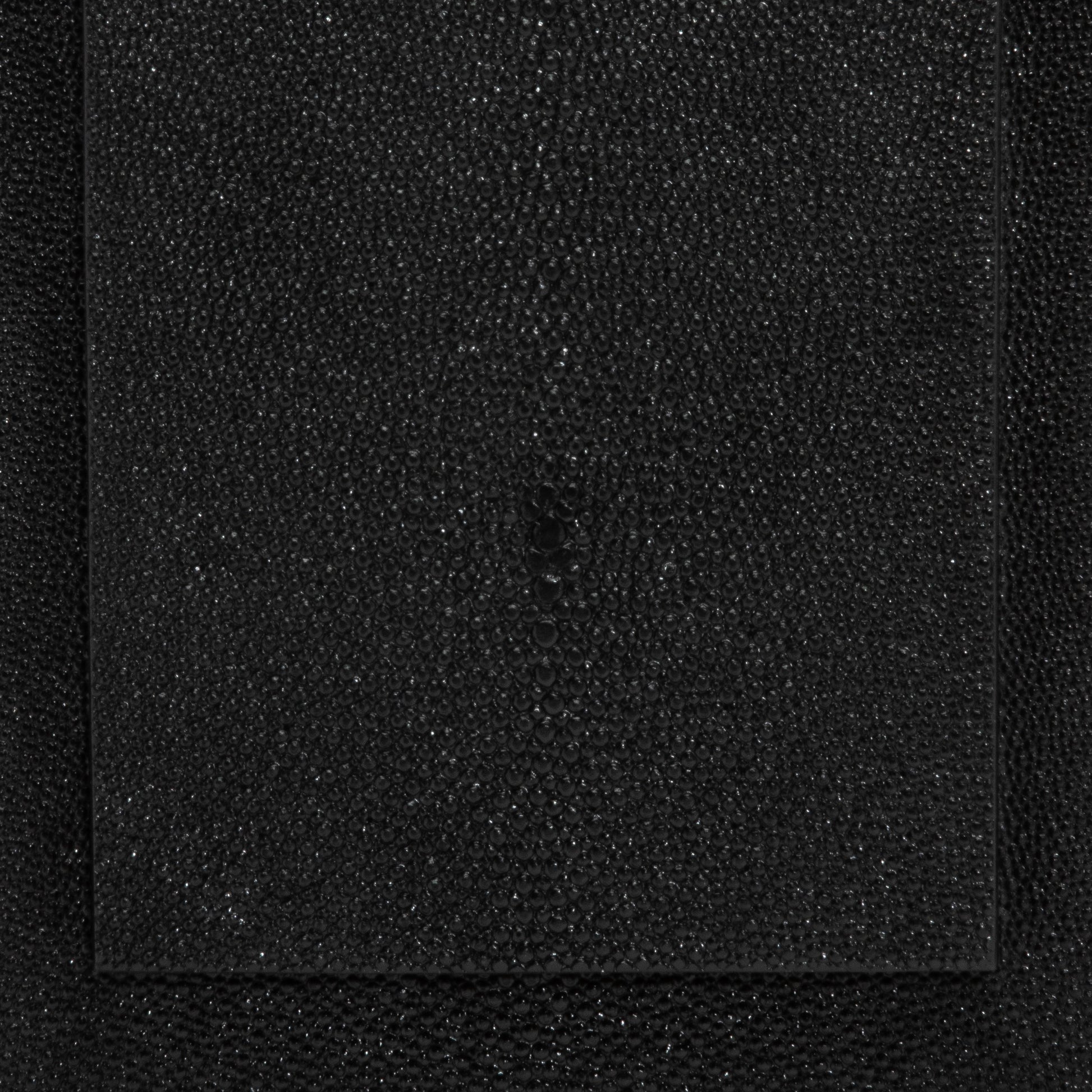 Waste Bin in Black Shagreen by R&Y Augousti