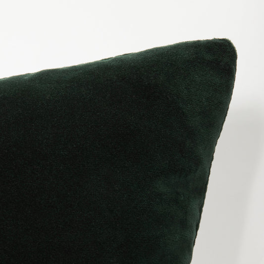 Green Velvet Pillow by MOGUL