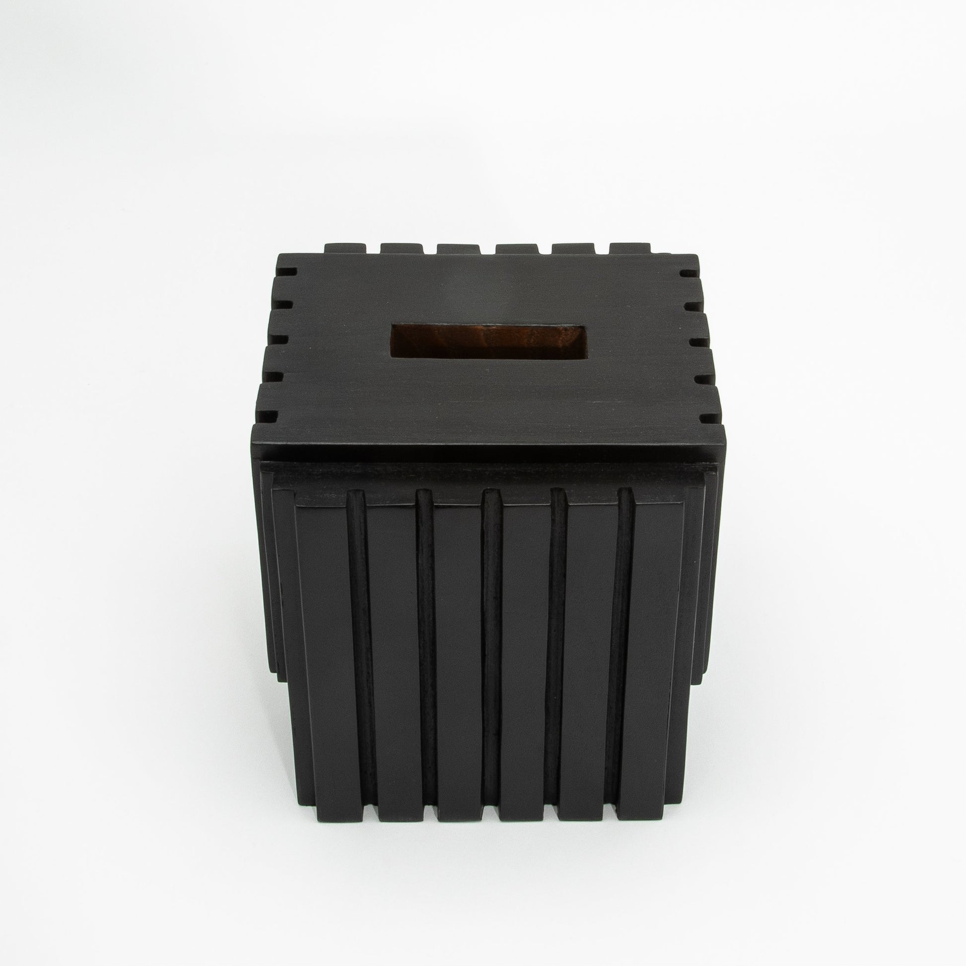 Tissue Box in Black Oak Detail by R&Y Augousti