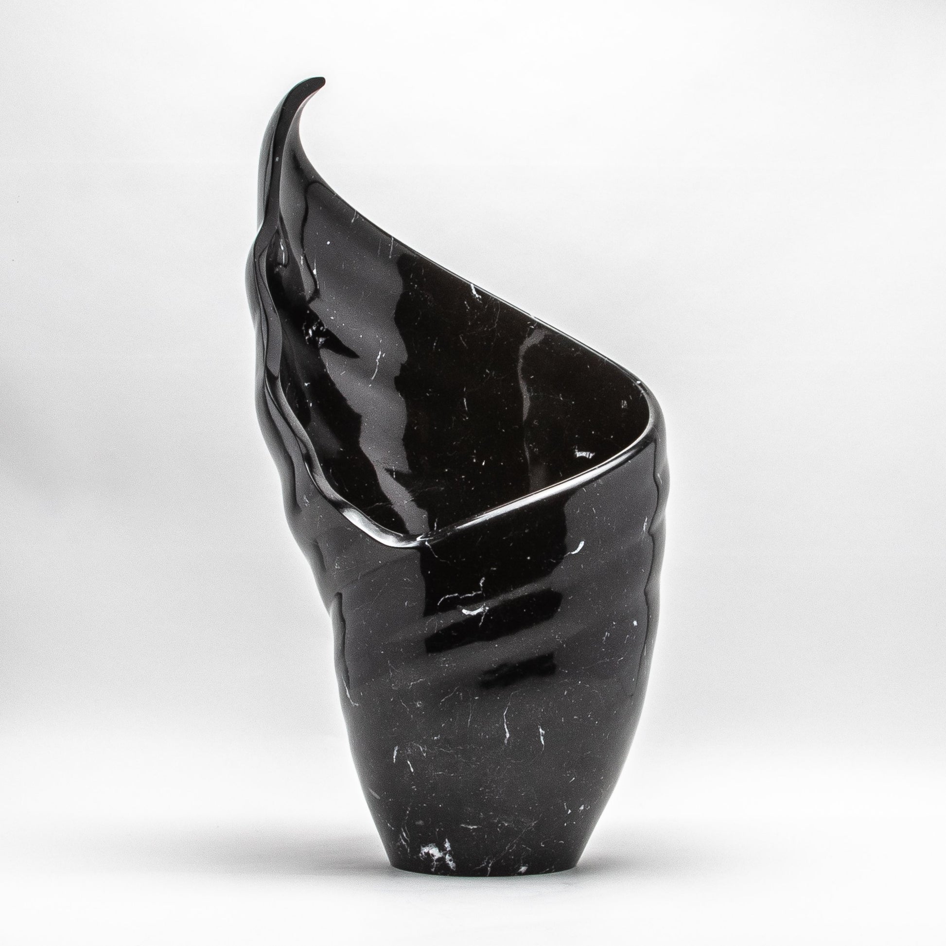 Vase Le Grand Noir Marquina Marble by Barberini and Gunnell