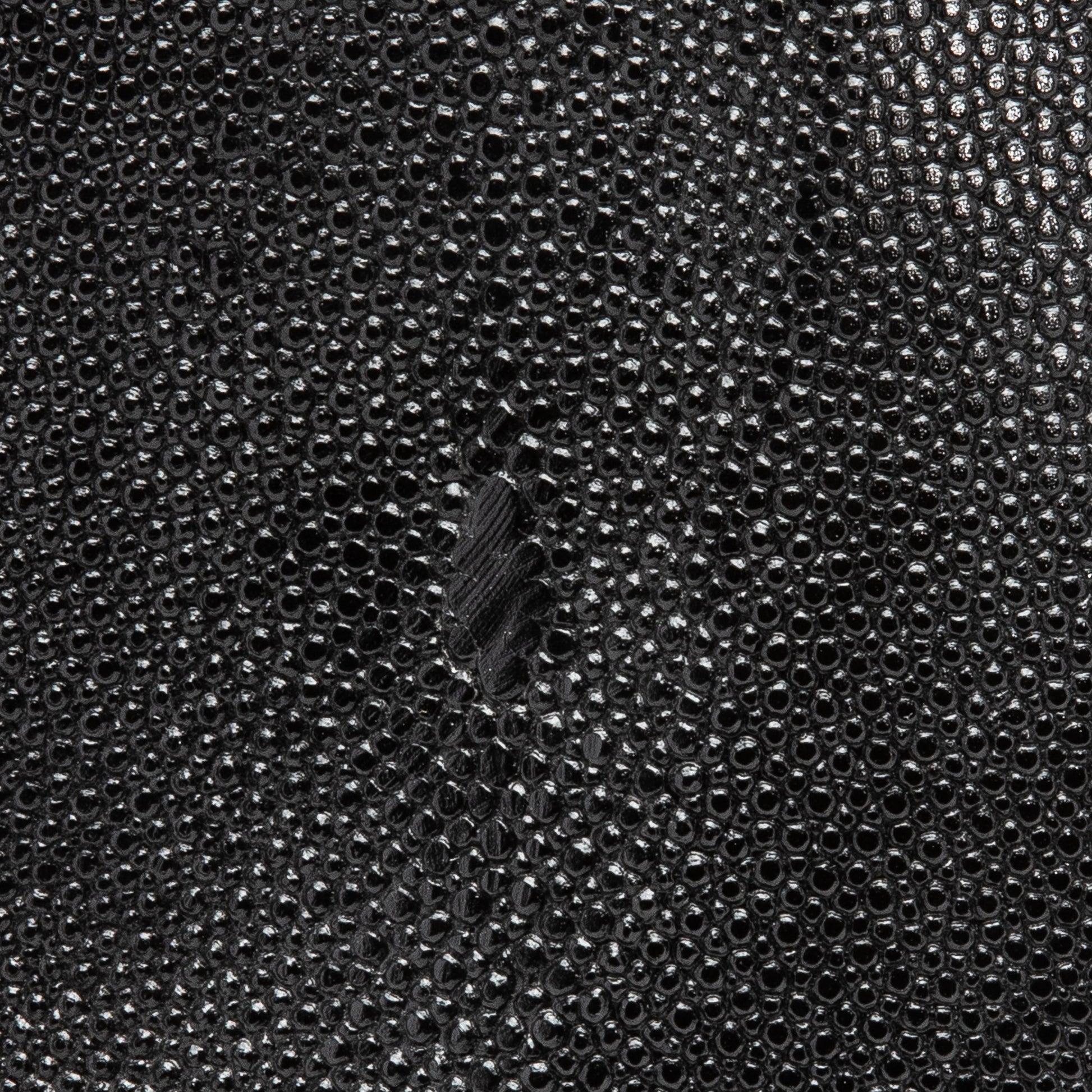 Modern Abstract Sculpture in Black Shagreen by Patrick Coard Paris