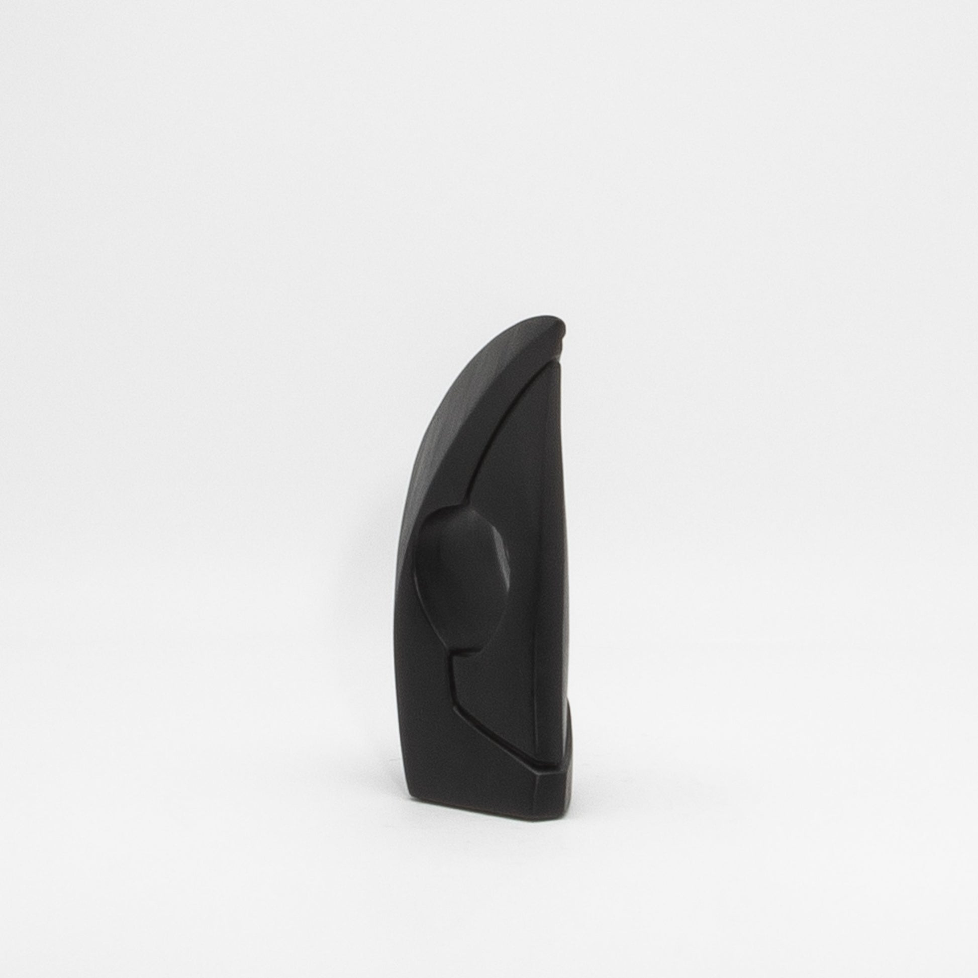Modern Abstract Sculpture in Black Oak by Patrick Coard Paris
