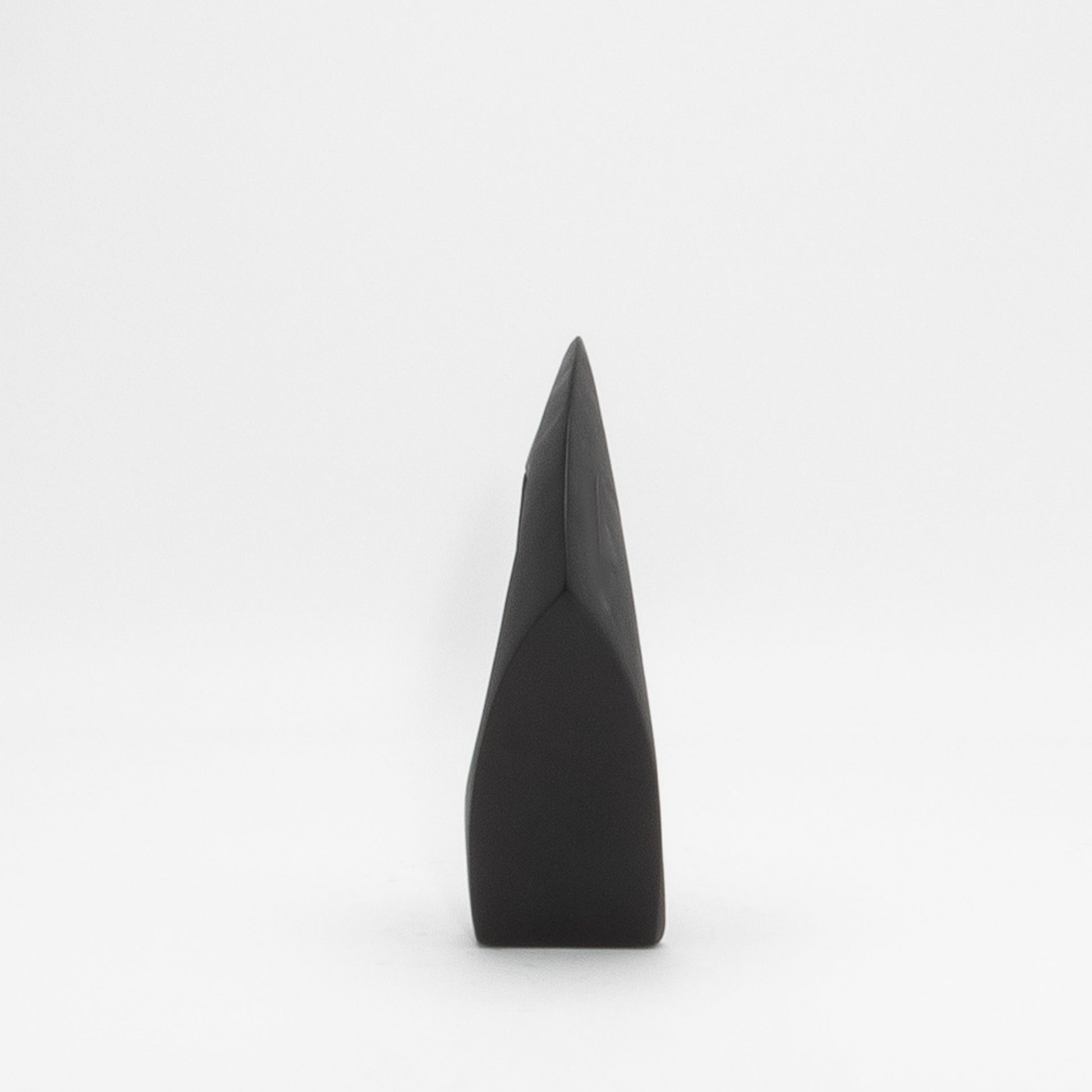 Modern Abstract Sculpture in Black Oak by Patrick Coard Paris