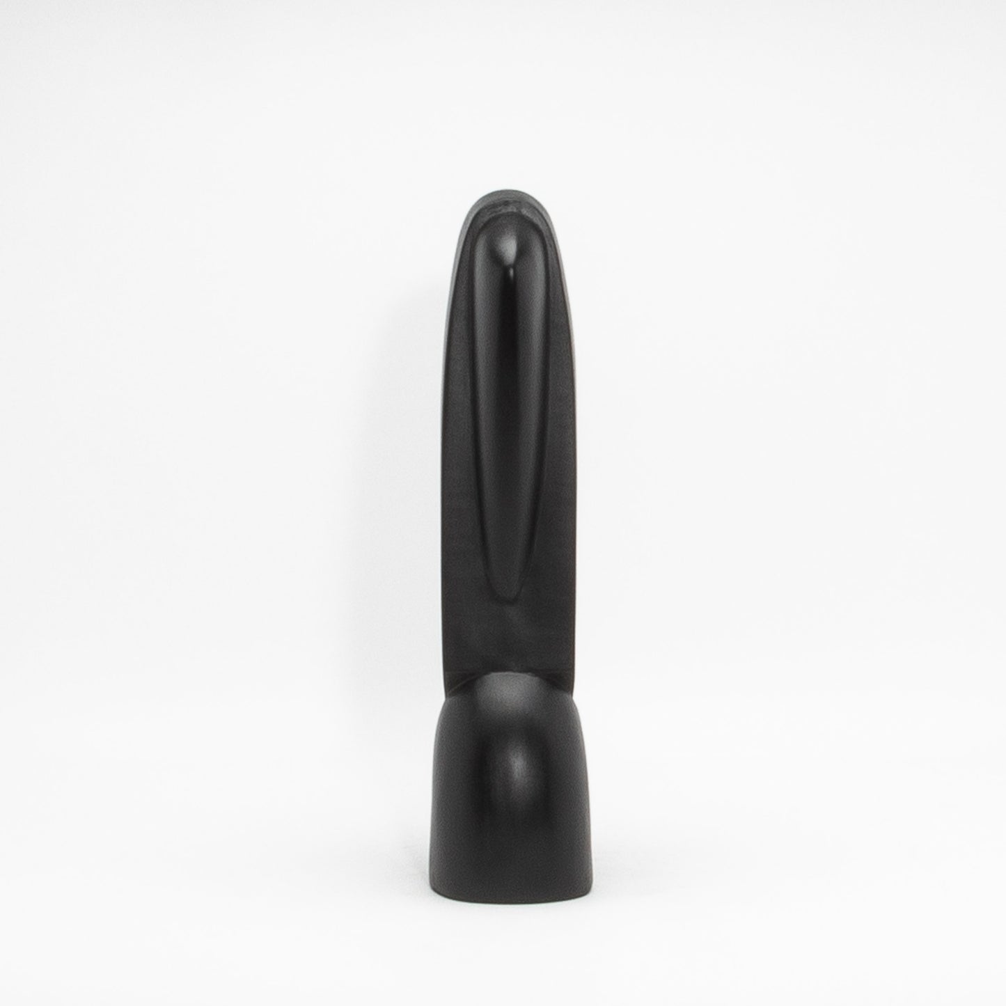 Modern Abstract Sculpture in Black Oak by Patrick Coard Paris
