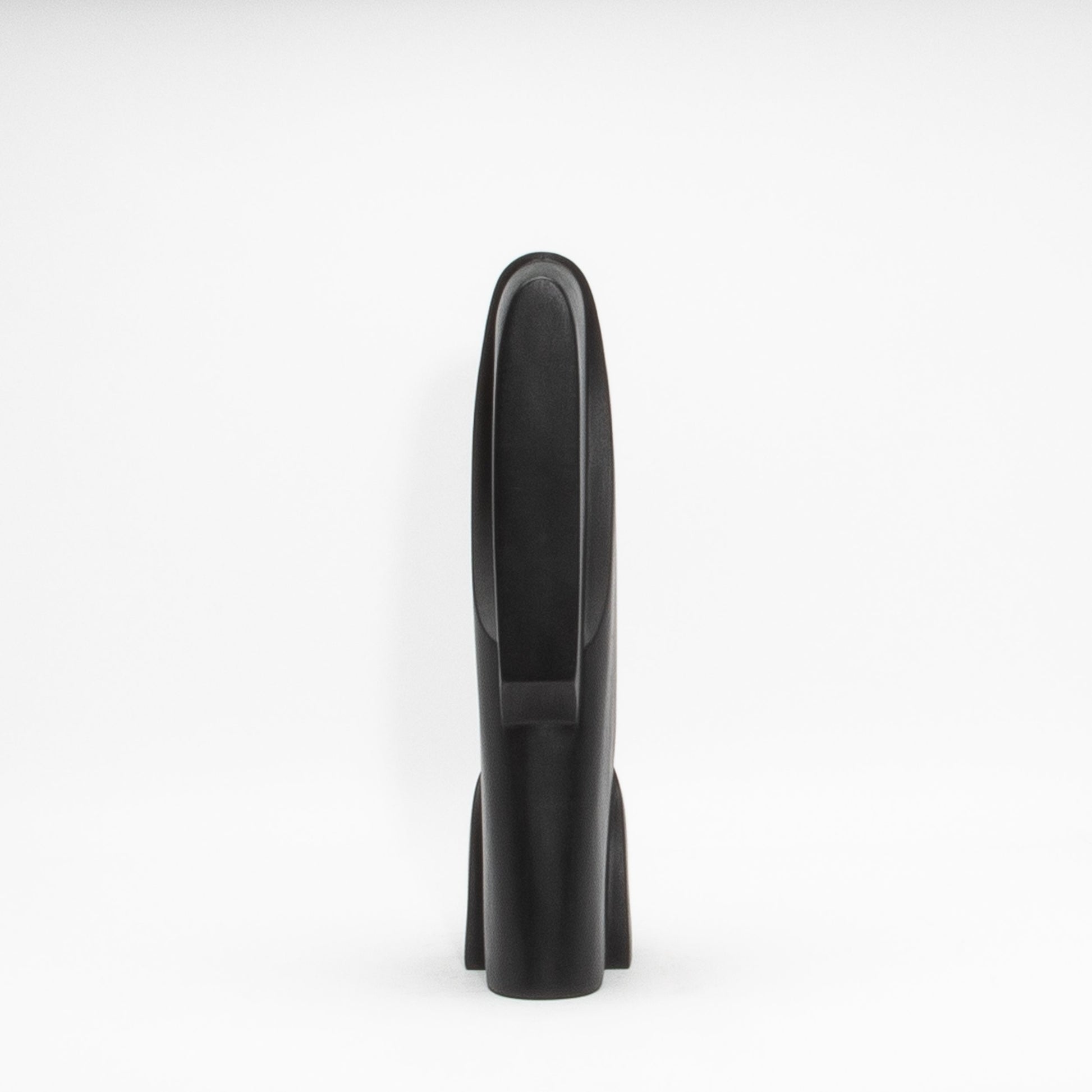 Modern Abstract Sculpture in Black Oak by Patrick Coard Paris
