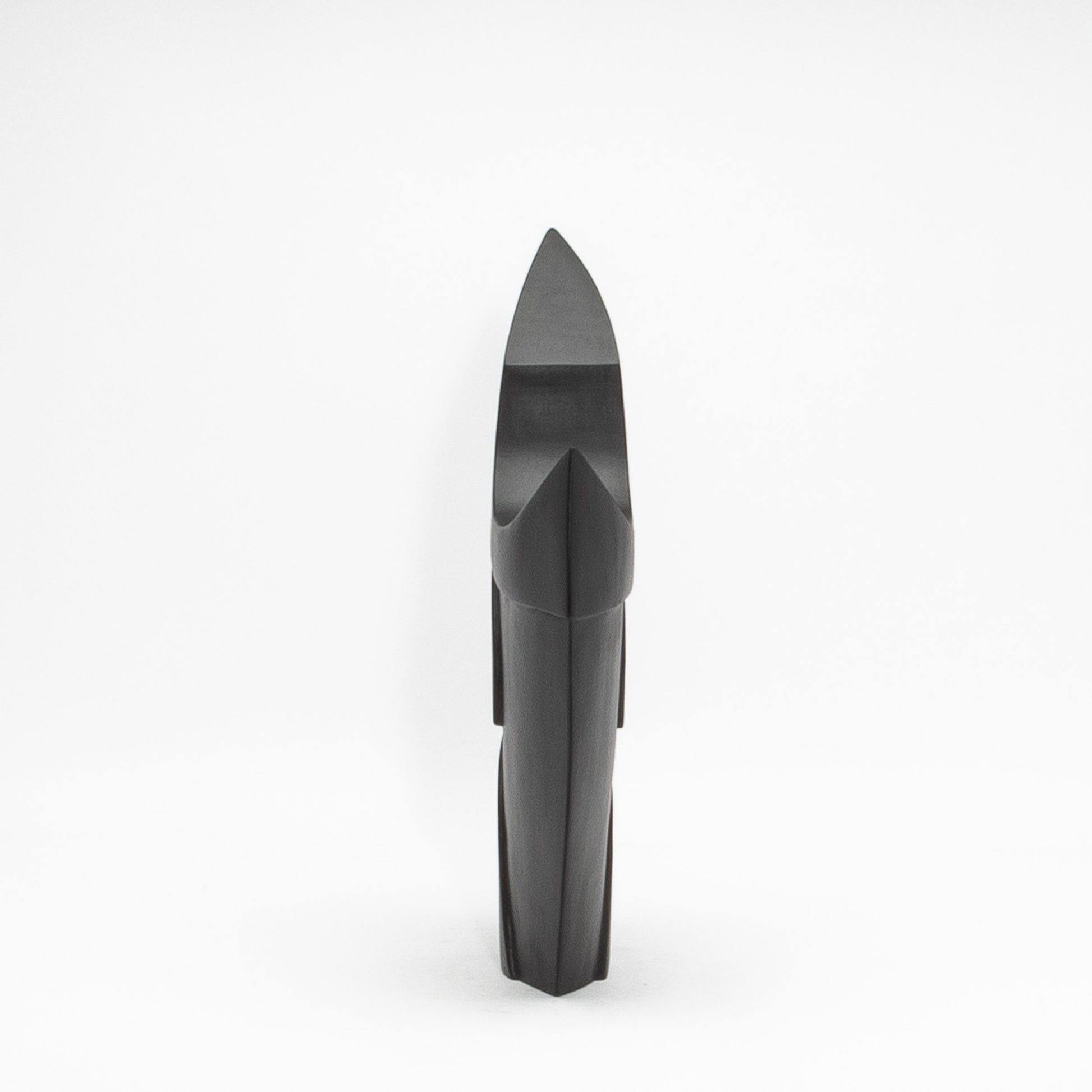 Modern Abstract Sculpture in Black Oak by Patrick Coard Paris