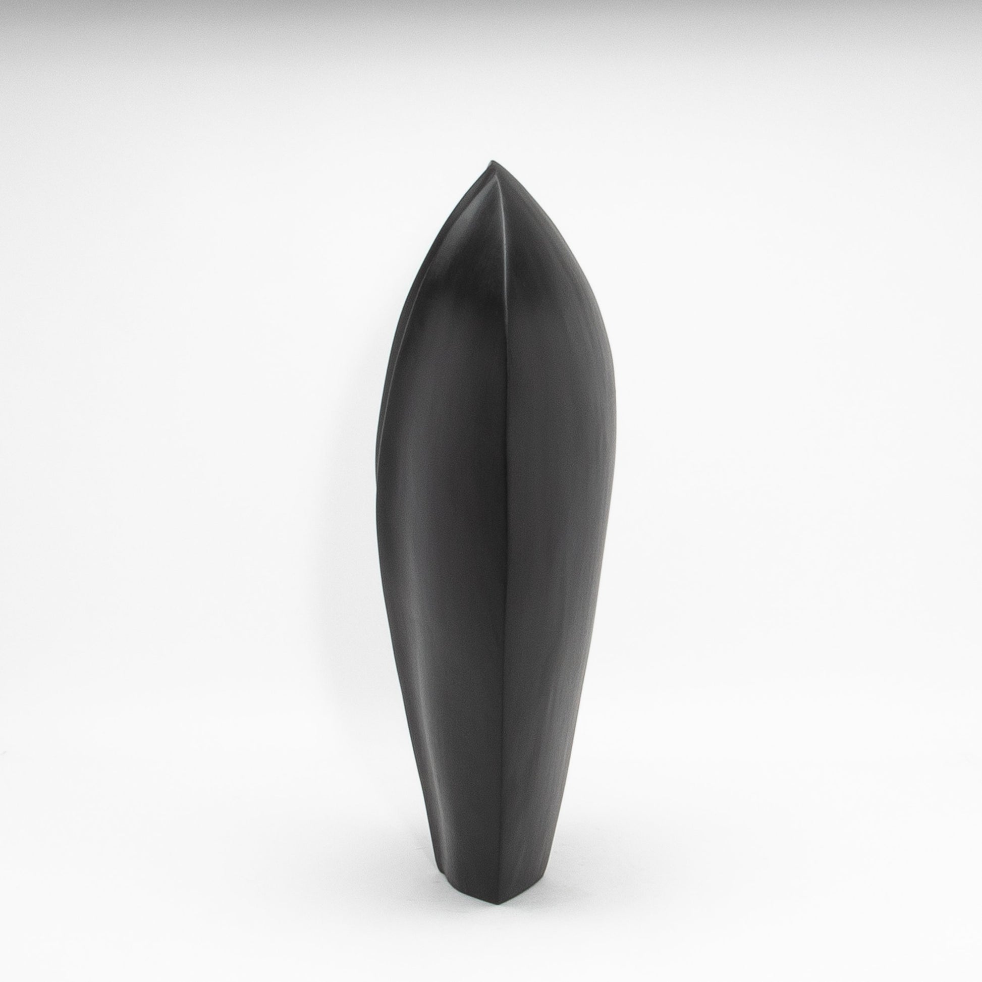Modern Abstract Sculpture in Black Oak by Patrick Coard Paris