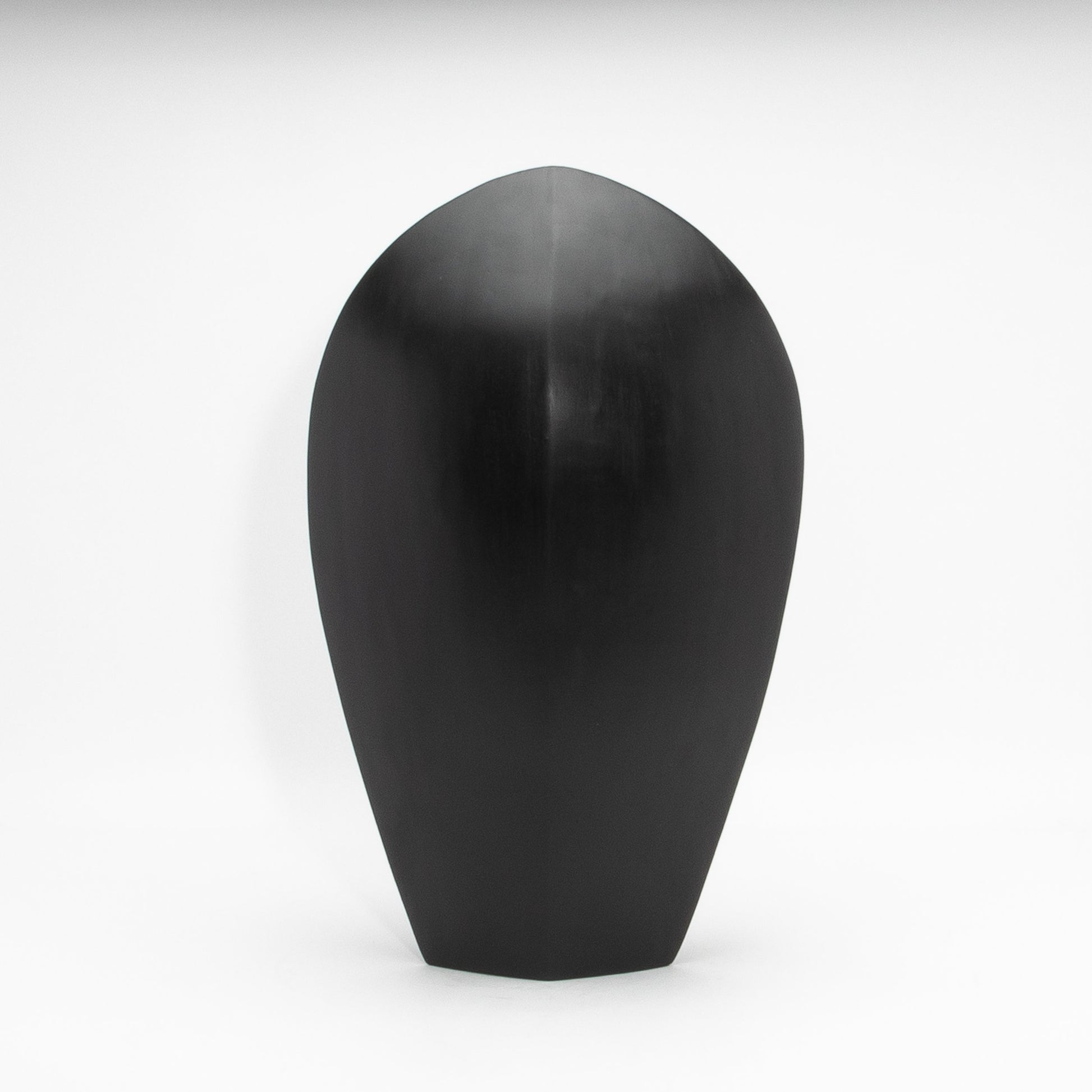 Modern Abstract Sculpture in Black Oak by Patrick Coard Paris
