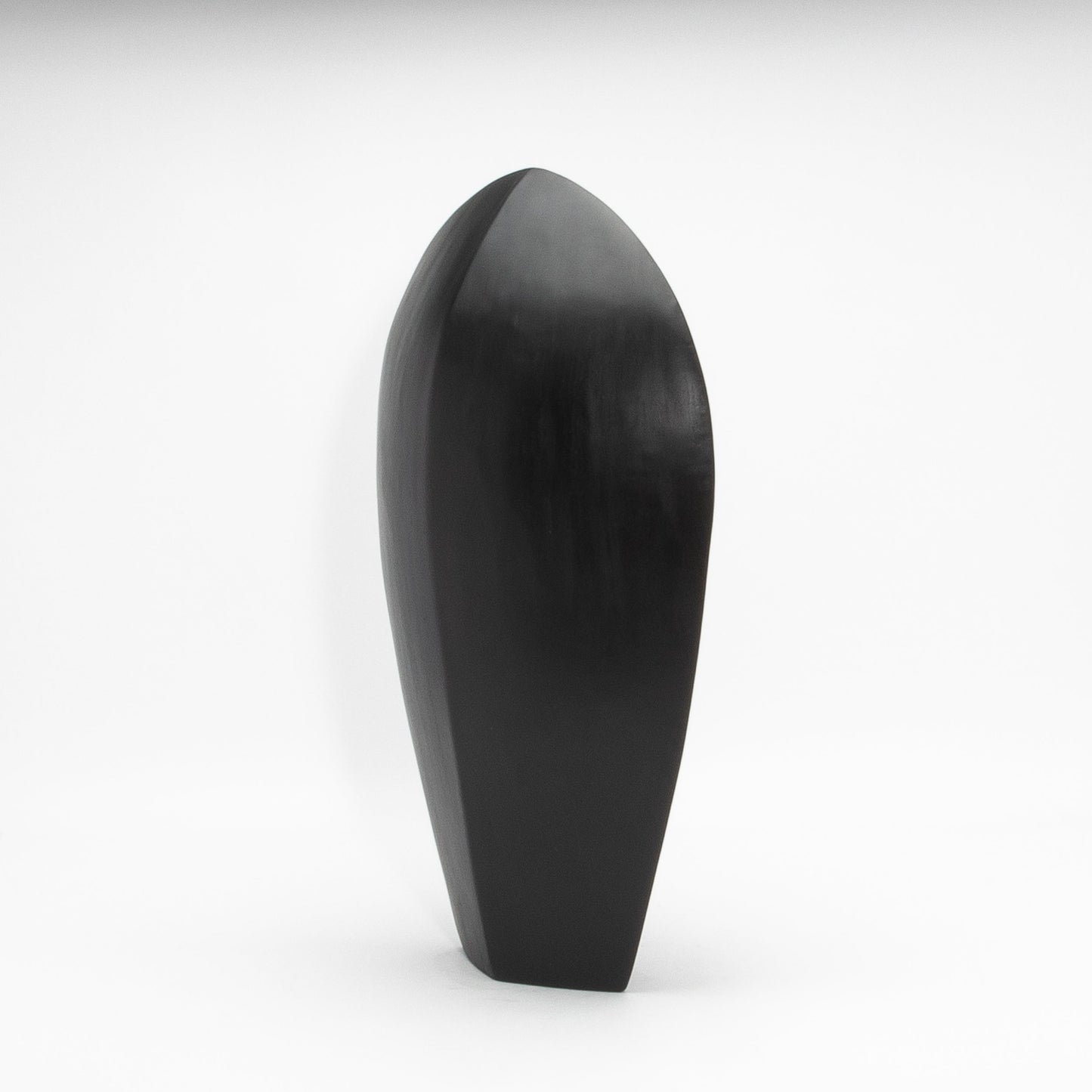 Modern Abstract Sculpture in Black Oak by Patrick Coard Paris