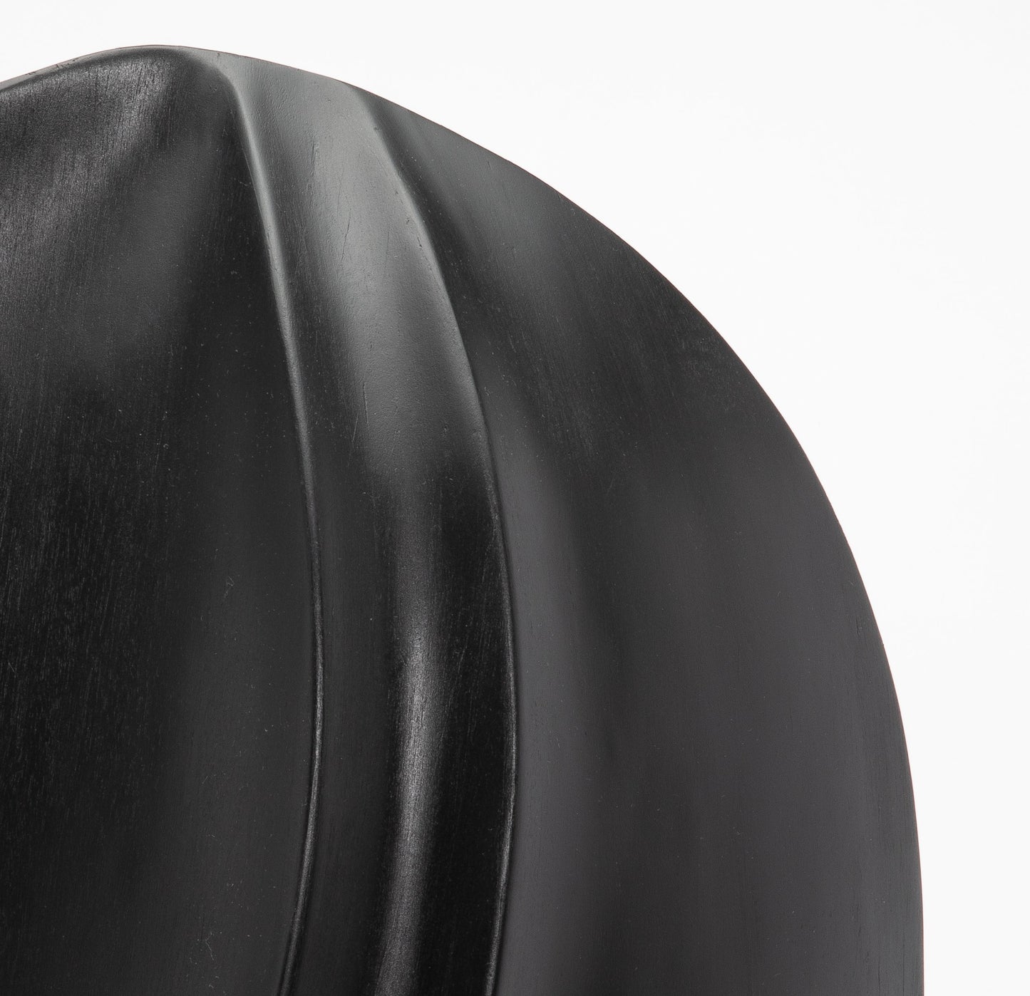 Modern Abstract Sculpture in Black Oak by Patrick Coard Paris